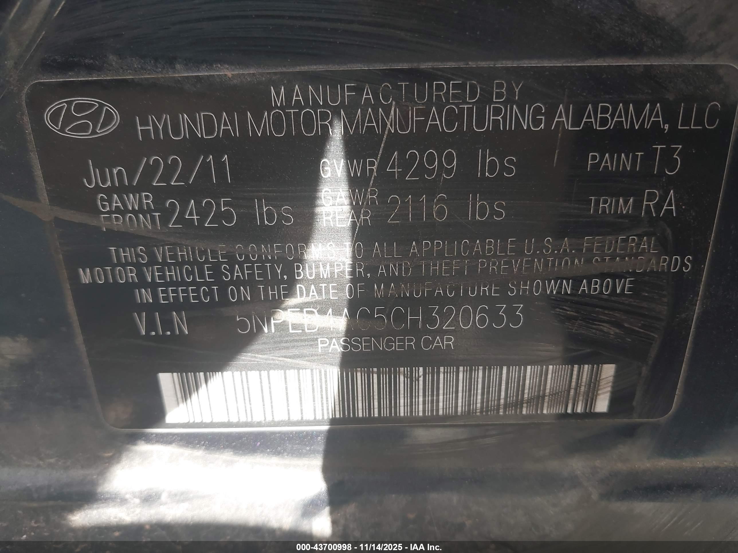 HYUNDAI SONATA image 9