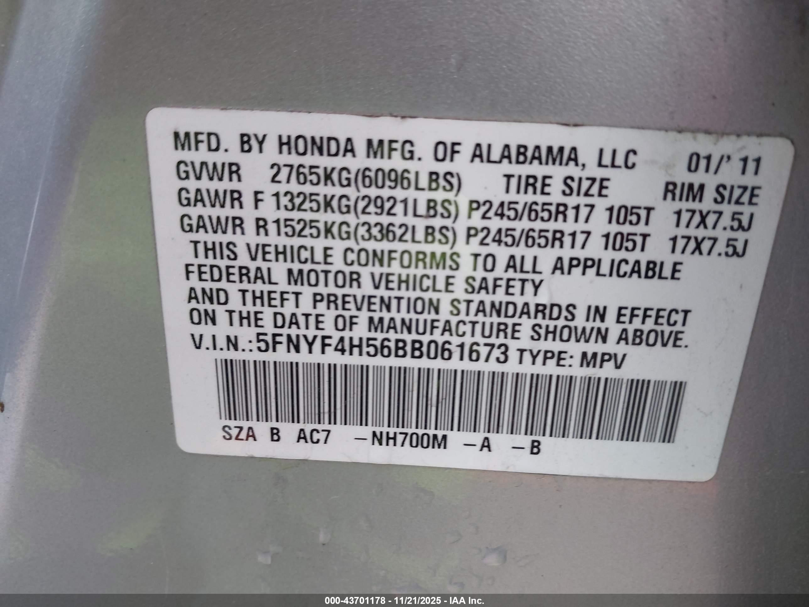 HONDA PILOT image 9