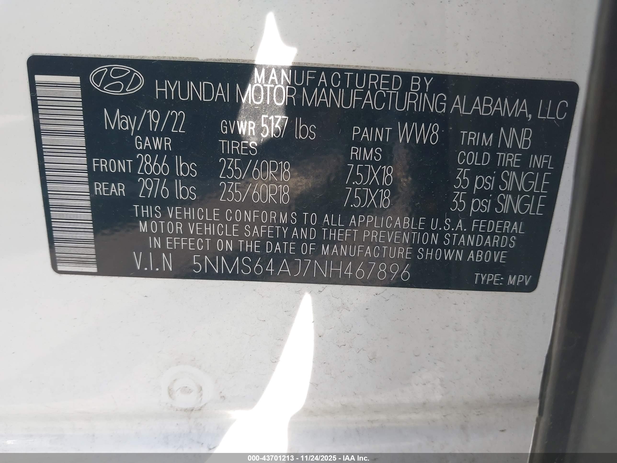 HYUNDAI SANTA image 9