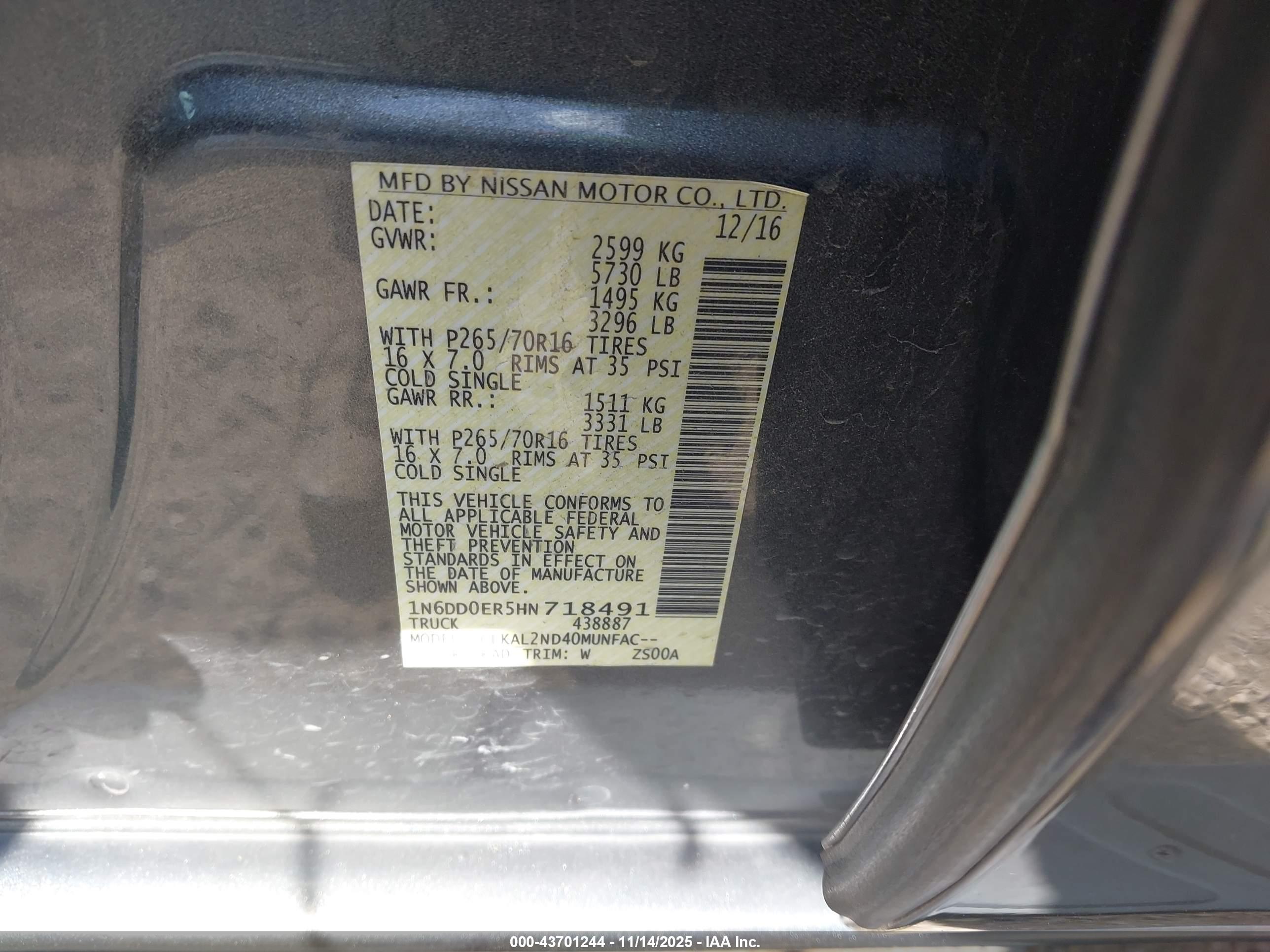 NISSAN FRONTIER image 9