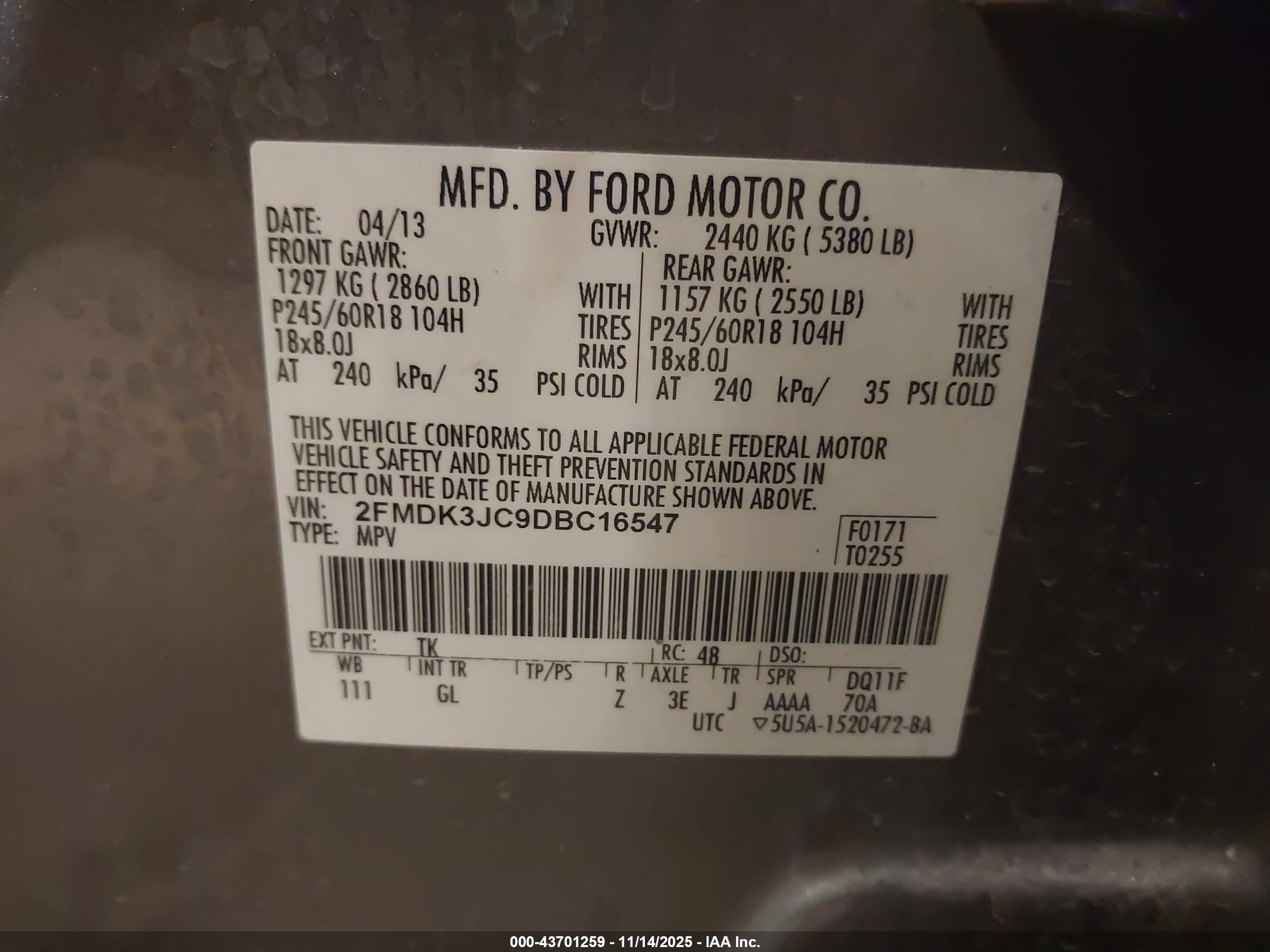 FORD EDGE image 9