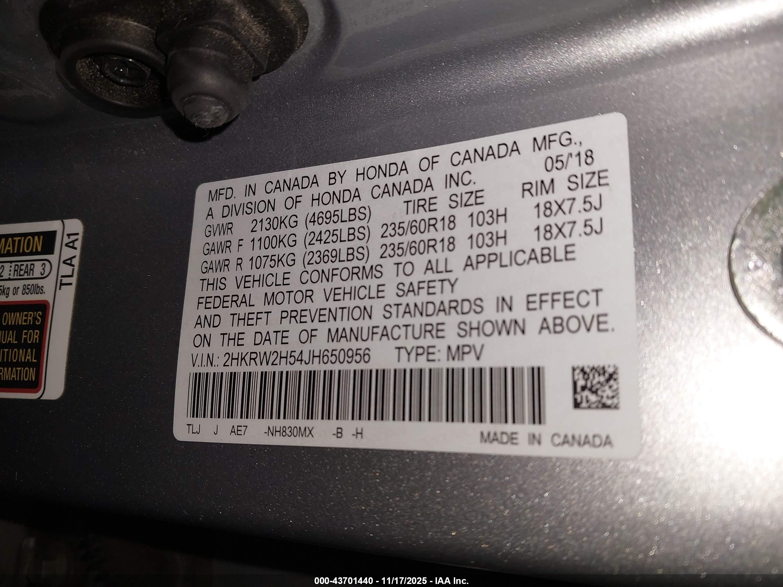 HONDA CR-V image 9