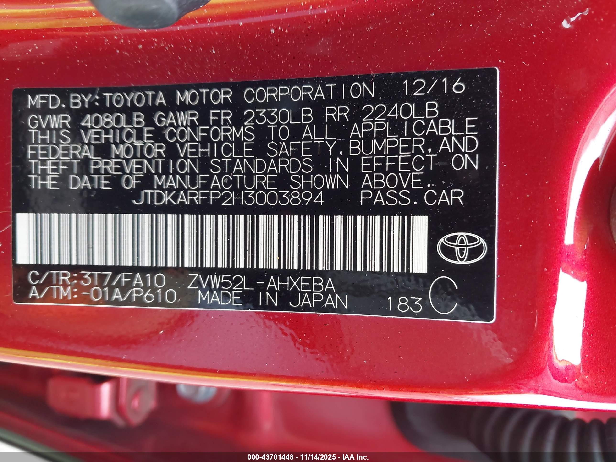 TOYOTA PRIUS image 9