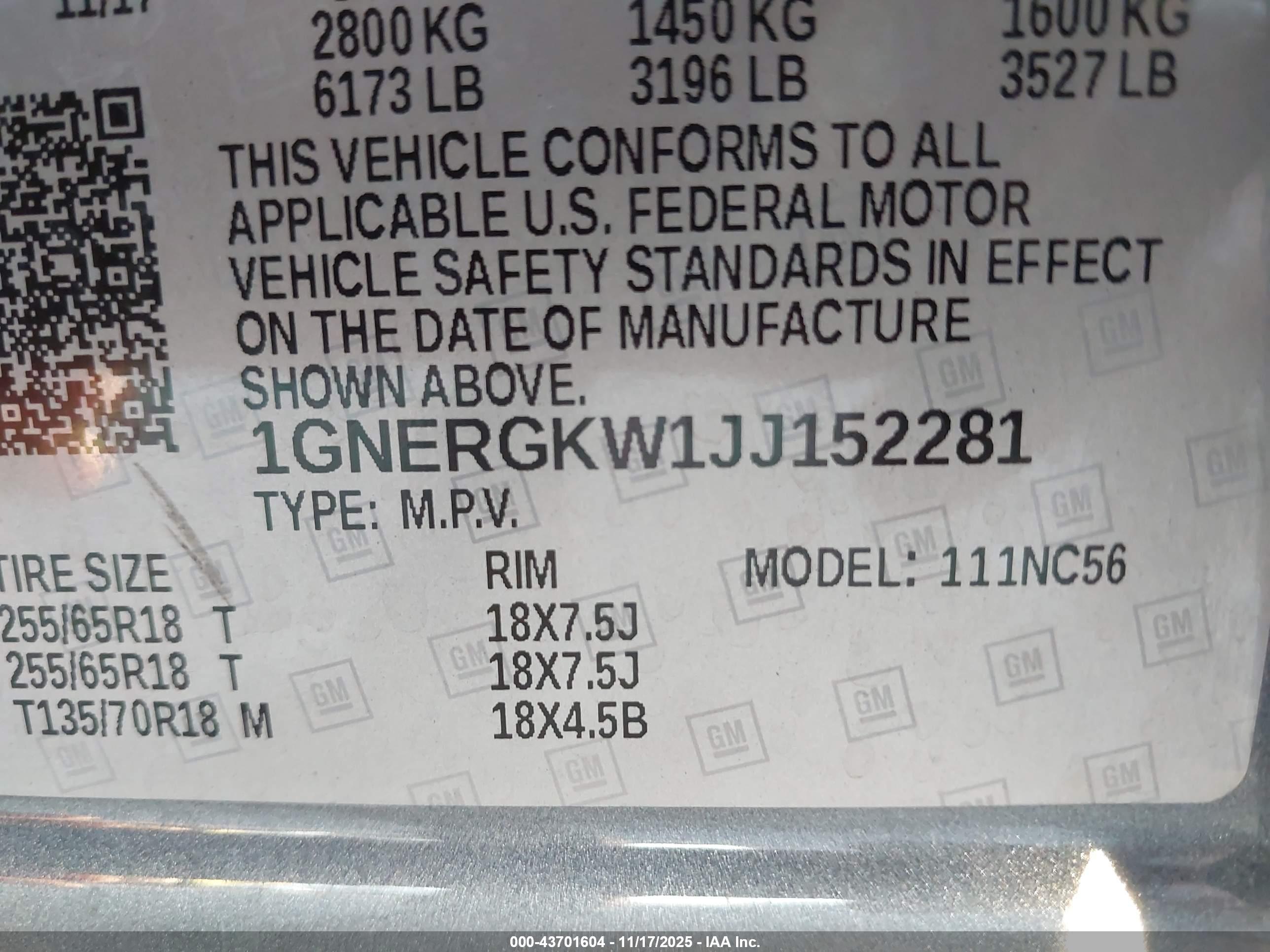 CHEVROLET TRAVERSE image 9