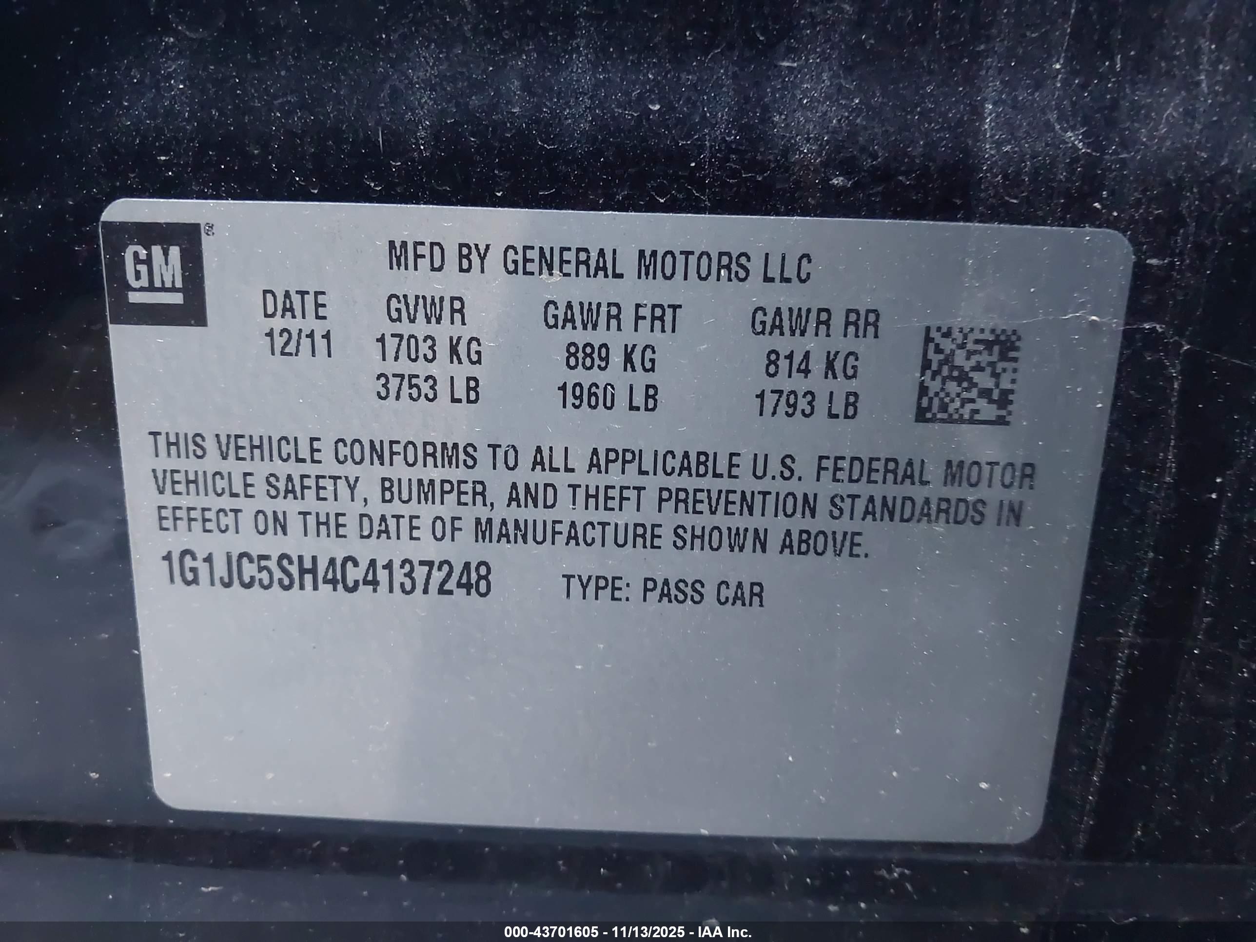 CHEVROLET SONIC image 9