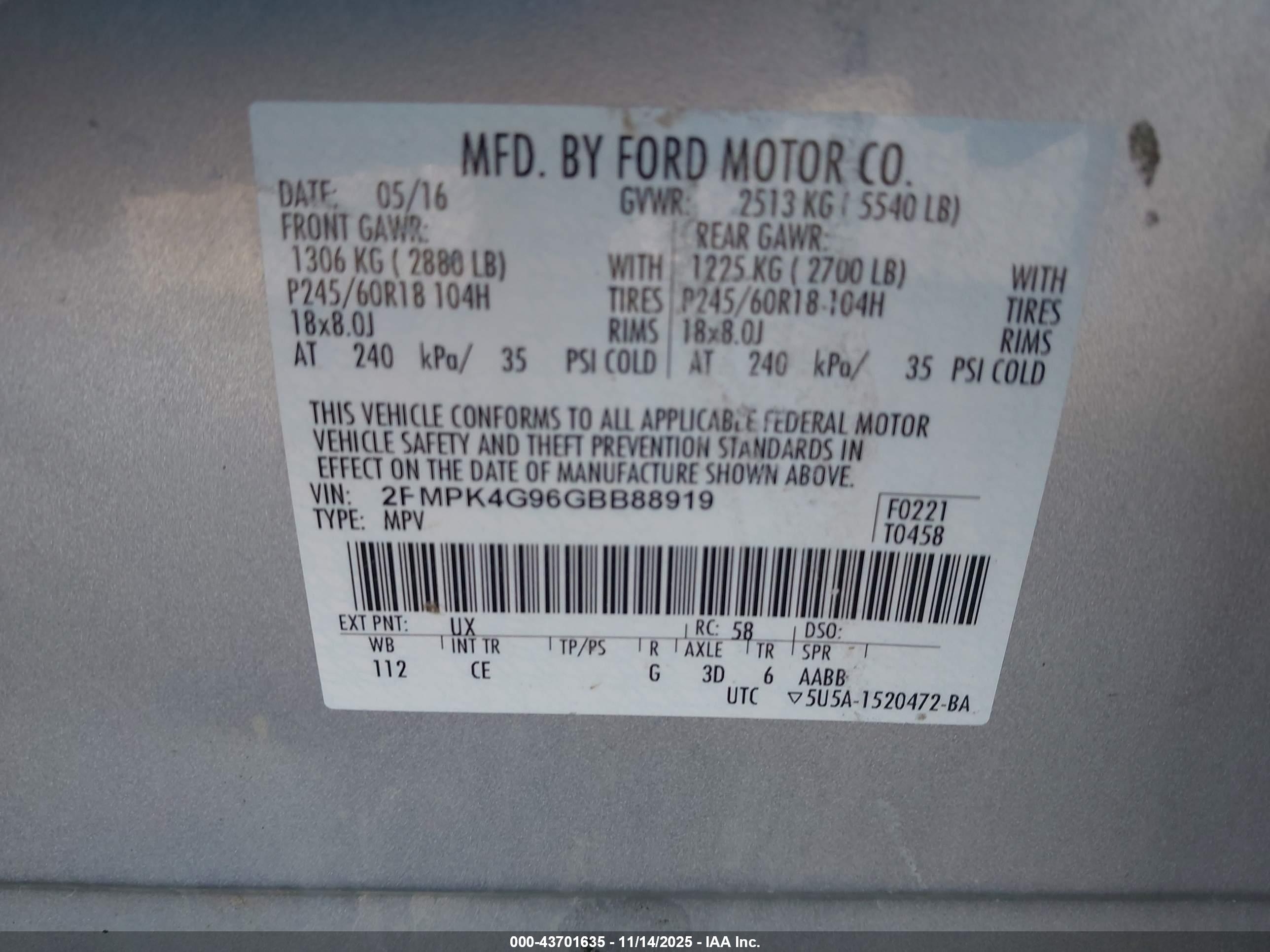 FORD EDGE image 9
