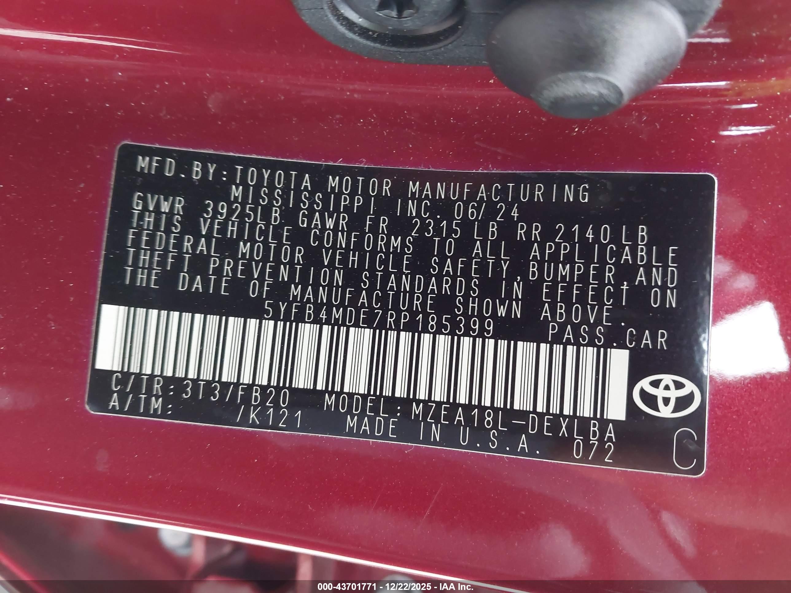 TOYOTA COROLLA image 9