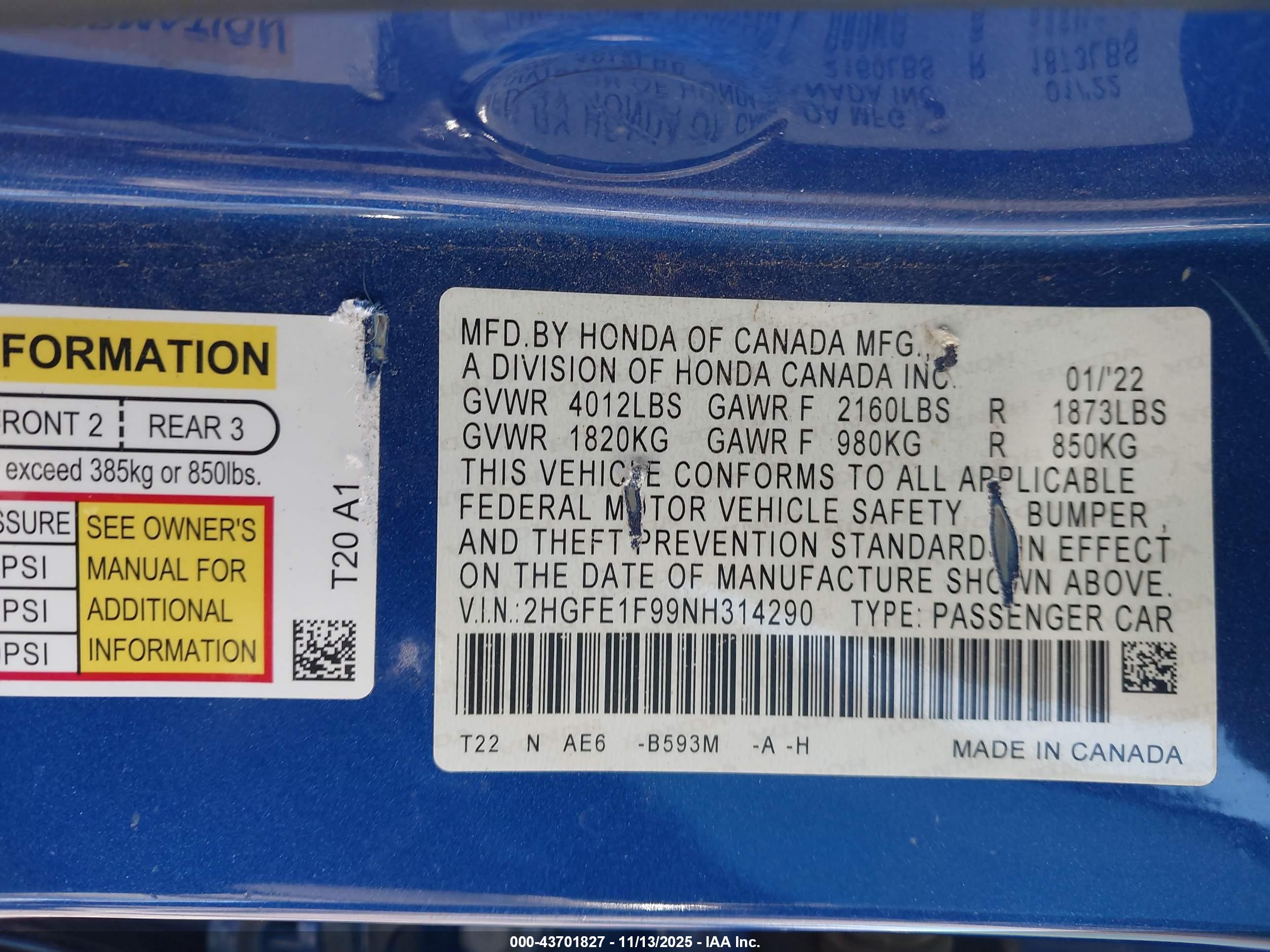 HONDA CIVIC image 9