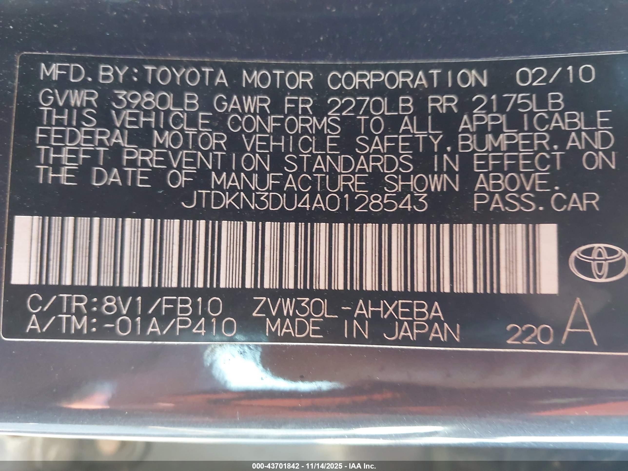 TOYOTA PRIUS image 9