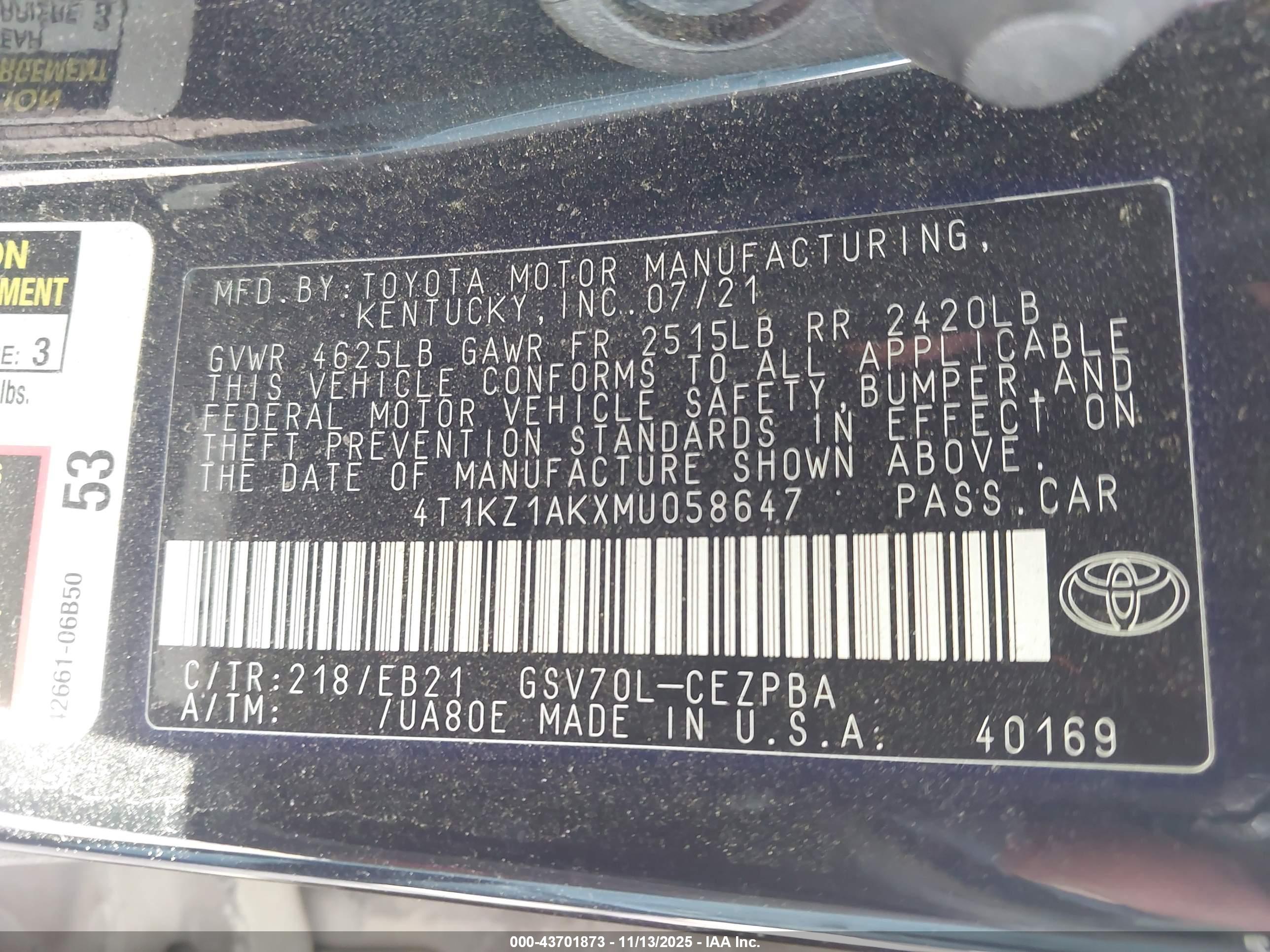 TOYOTA CAMRY image 9