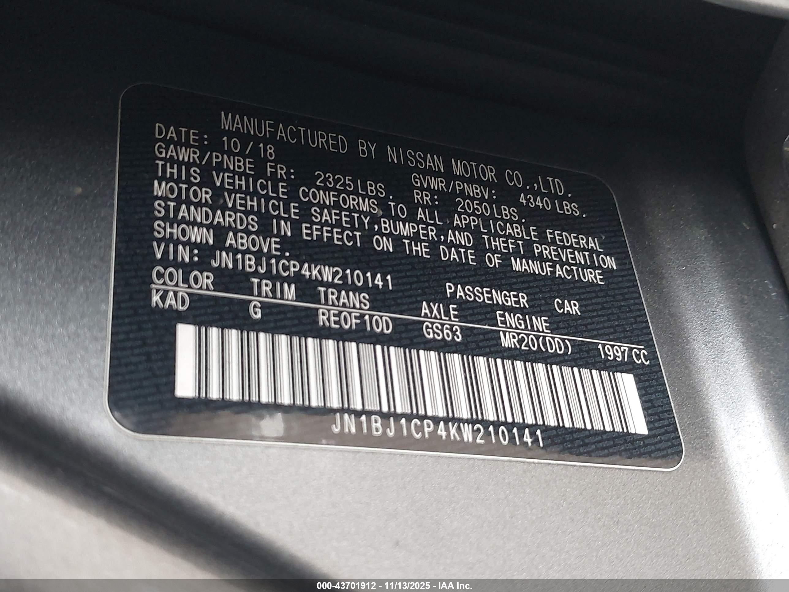 NISSAN ROGUE image 9