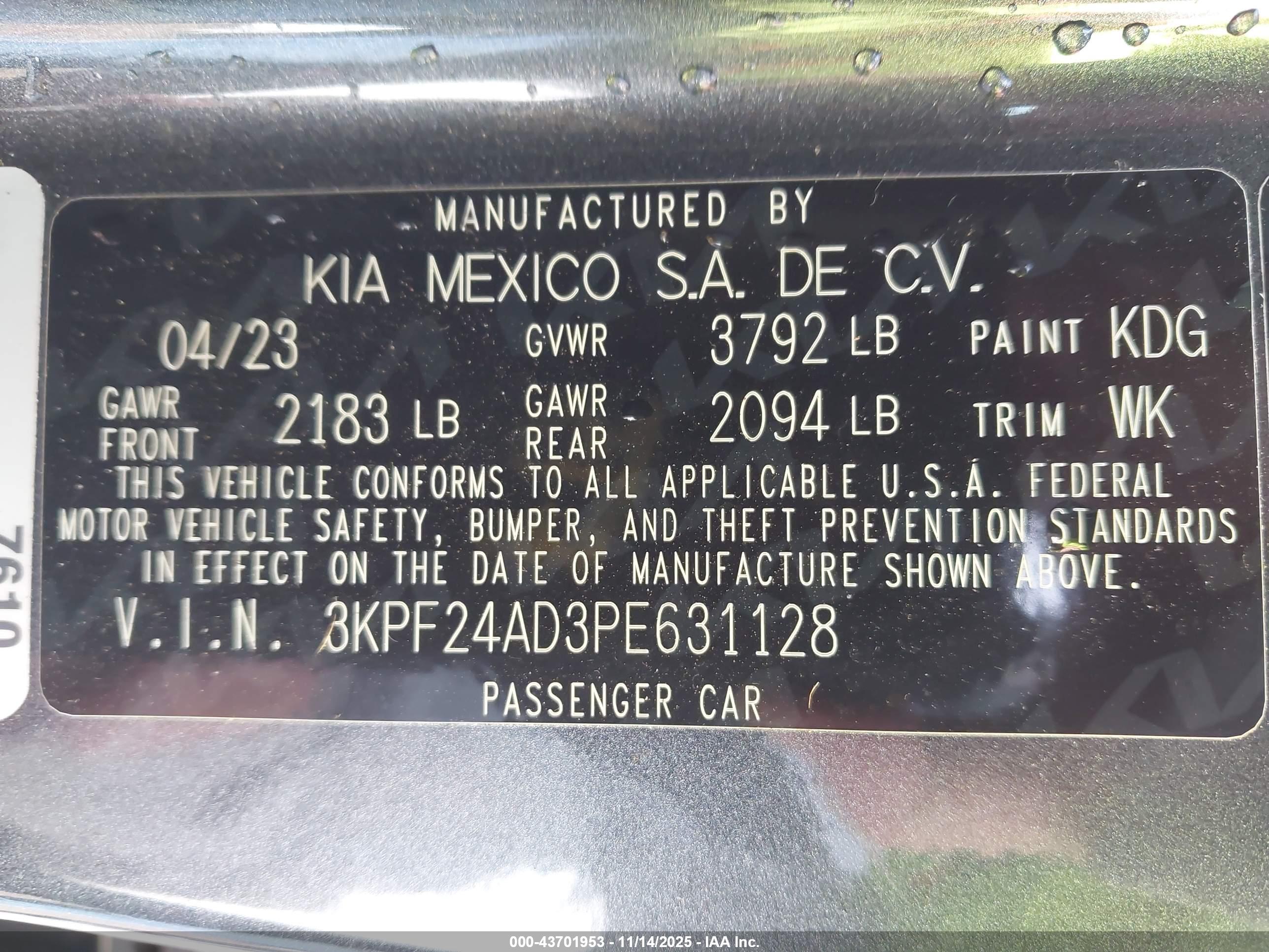 KIA FORTE image 9