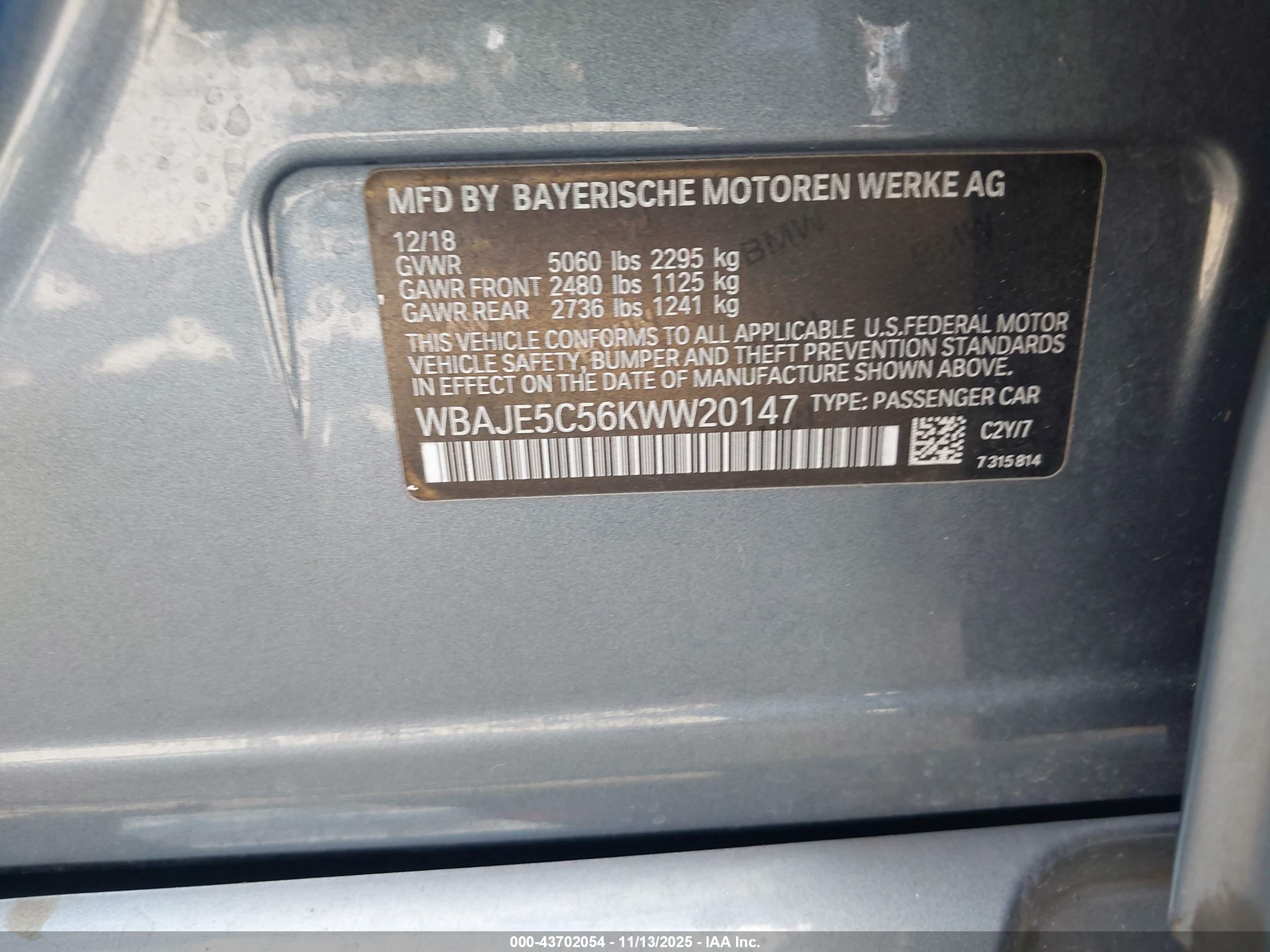 BMW 540I image 9