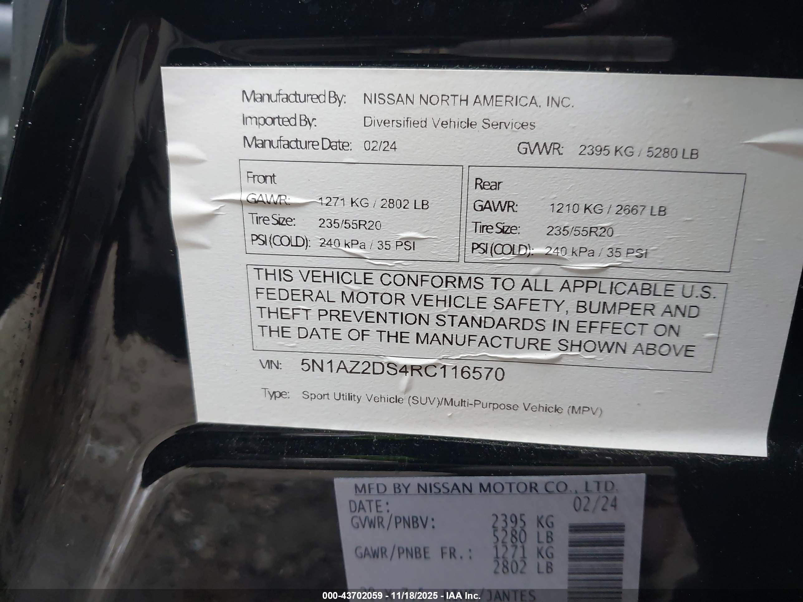 NISSAN MURANO image 9