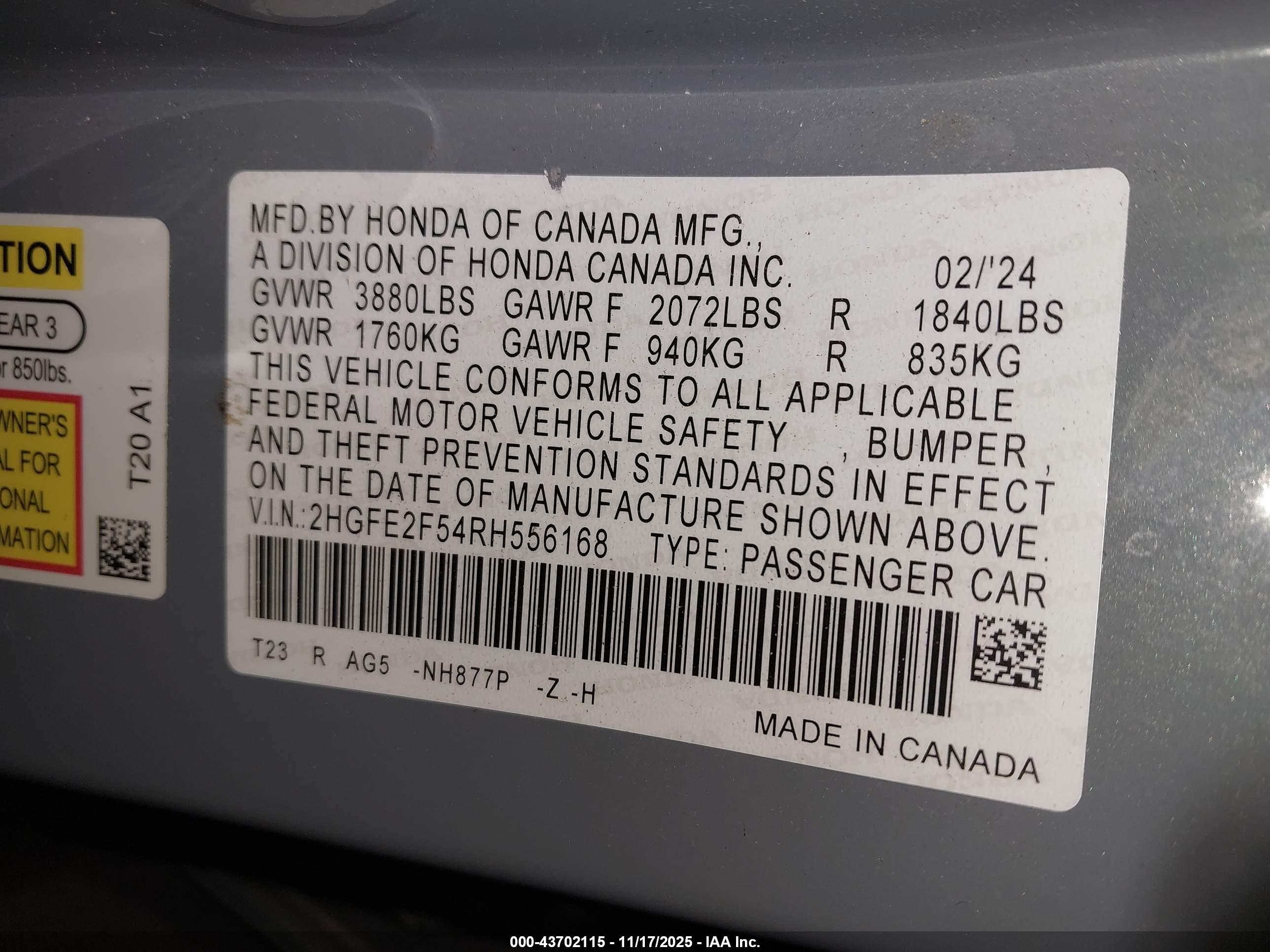 HONDA CIVIC image 9