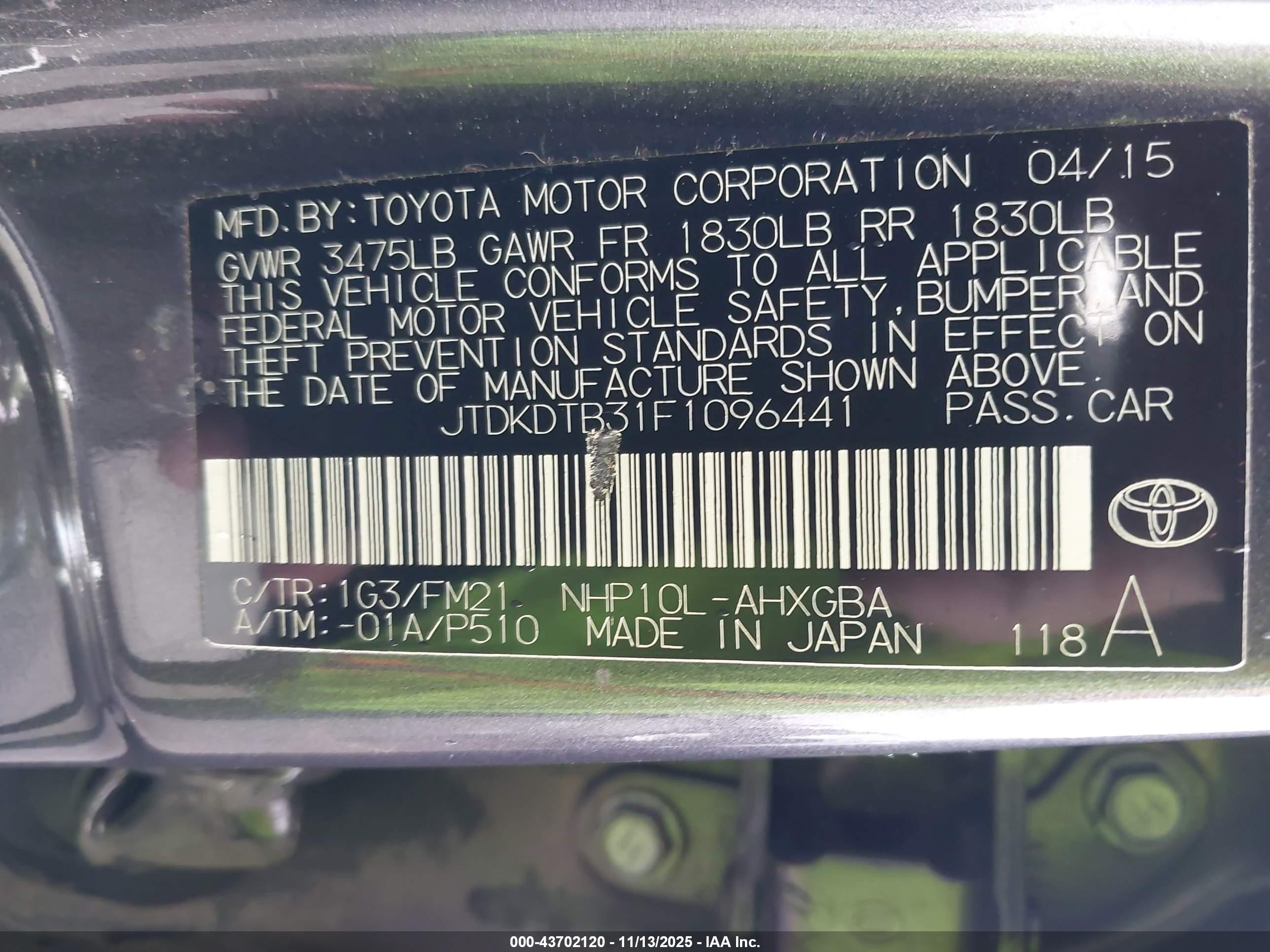 TOYOTA PRIUS image 9