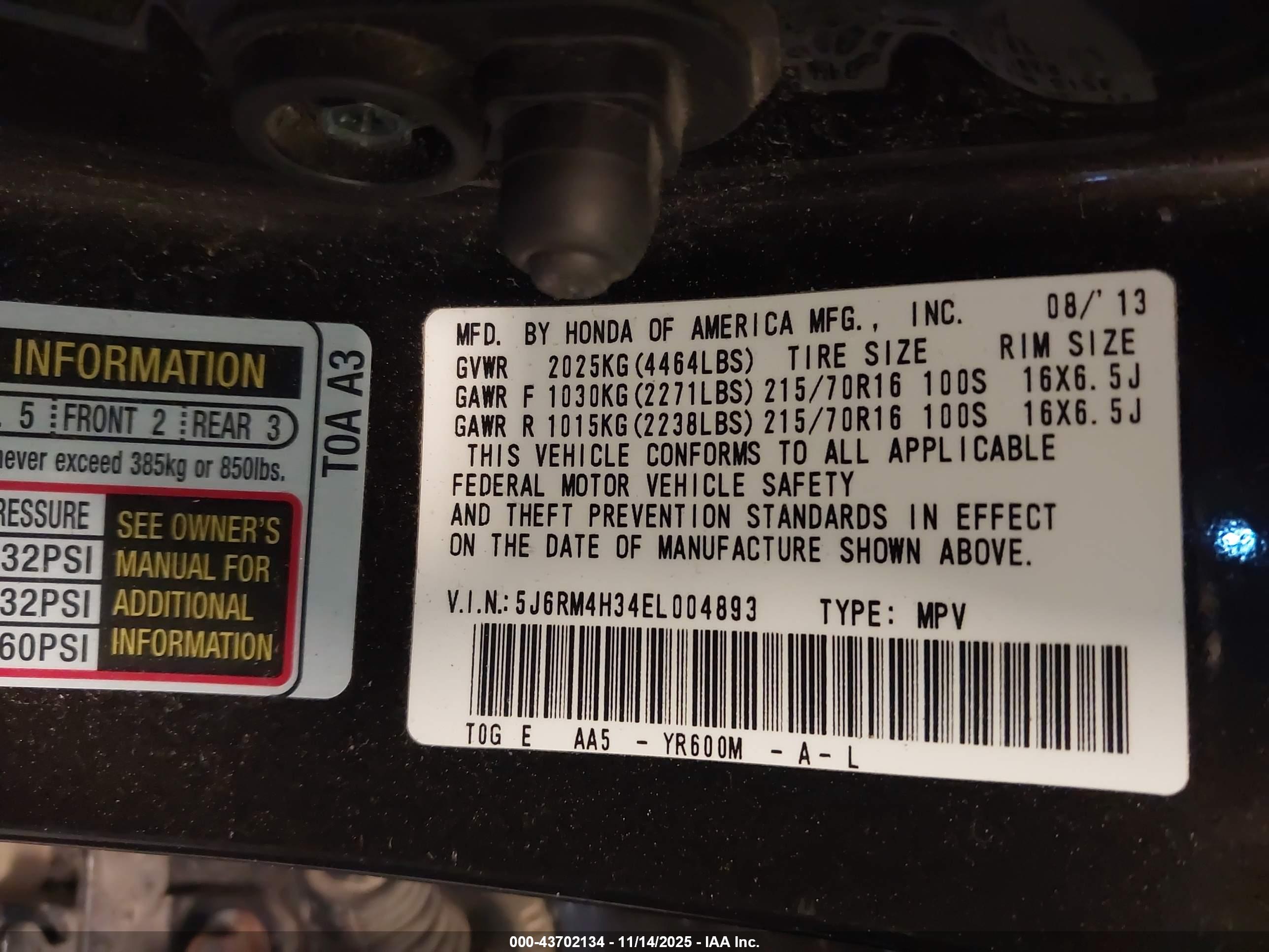 HONDA CR-V image 9