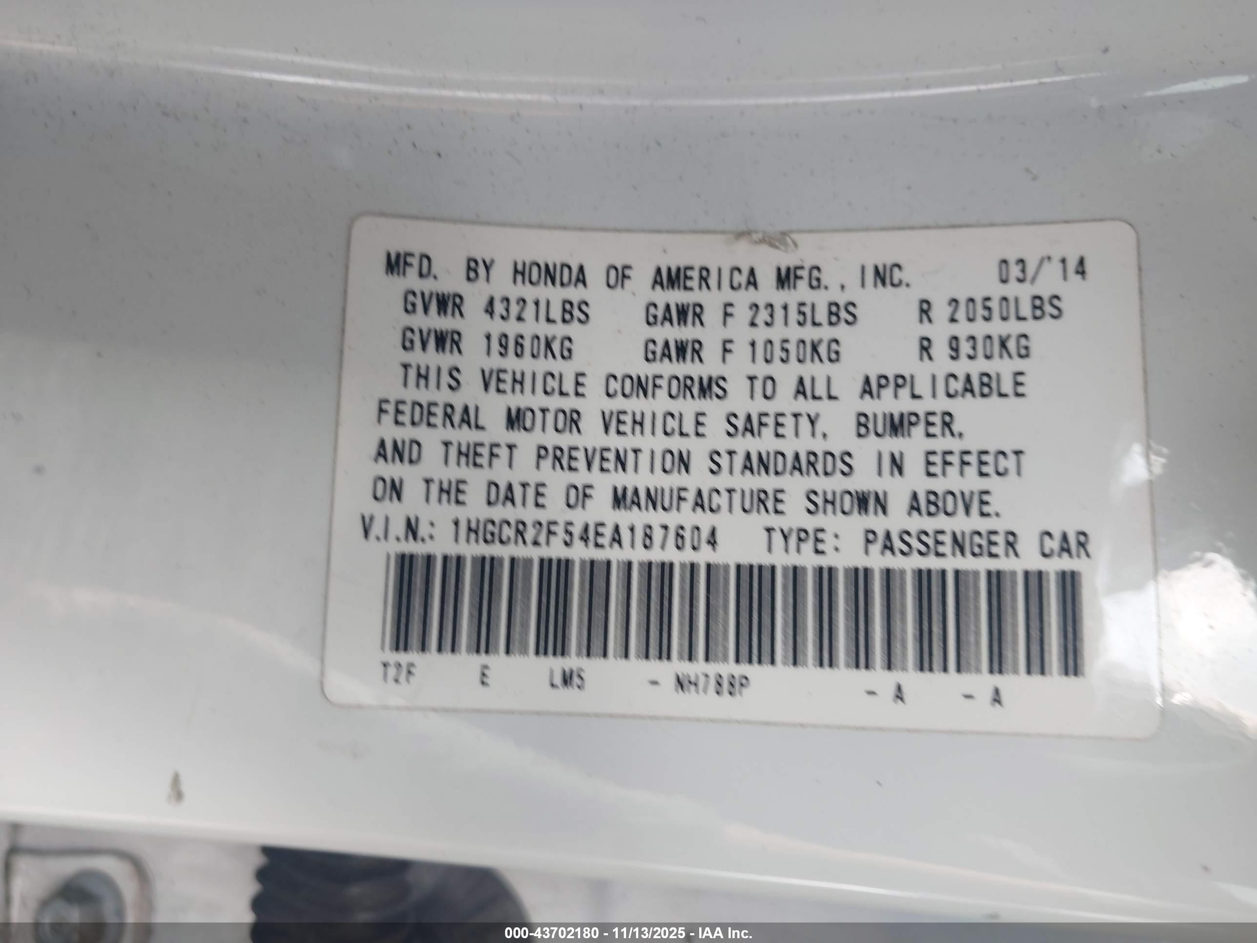 HONDA ACCORD image 9