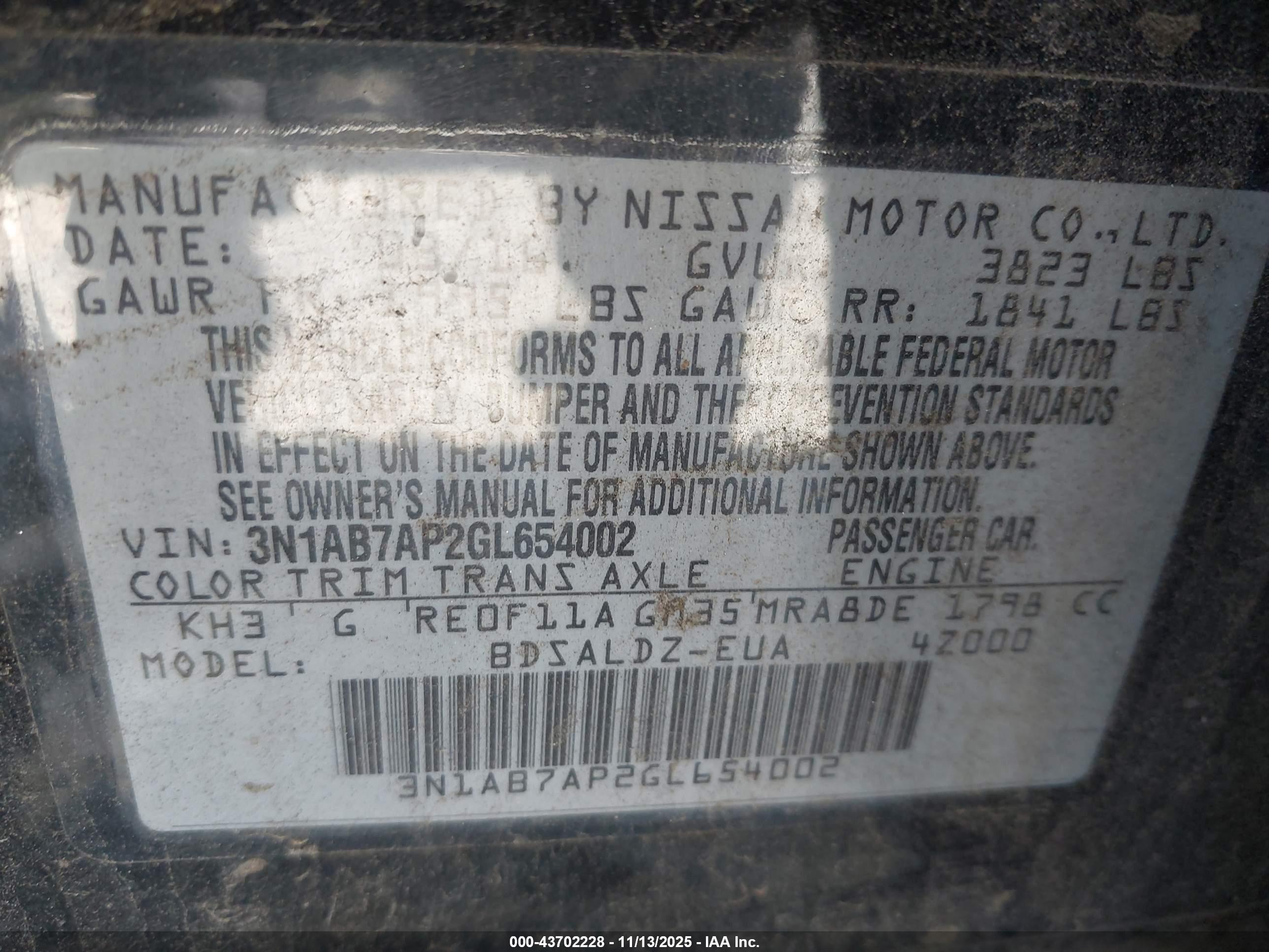 NISSAN SENTRA image 9