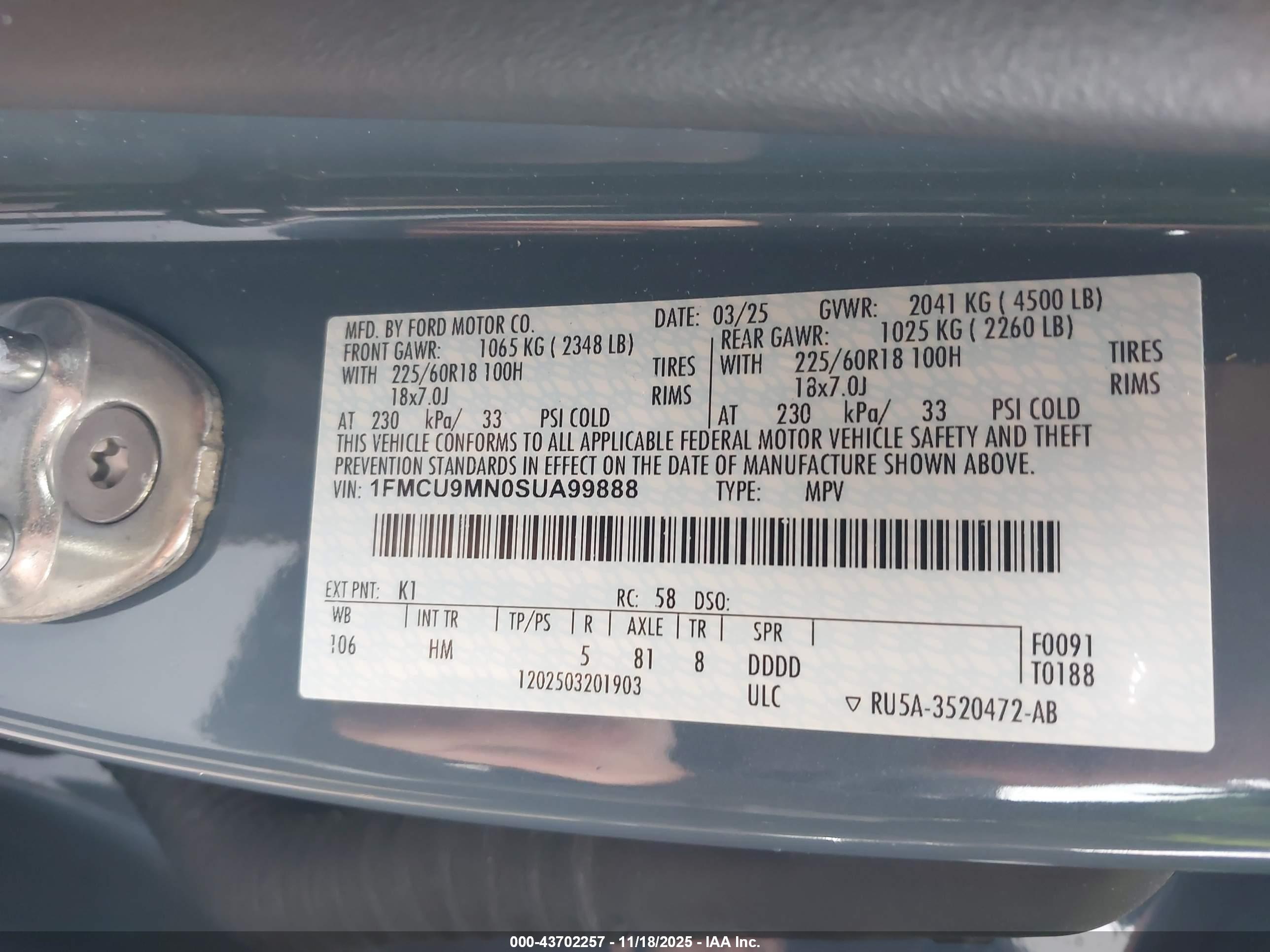 FORD ESCAPE image 9