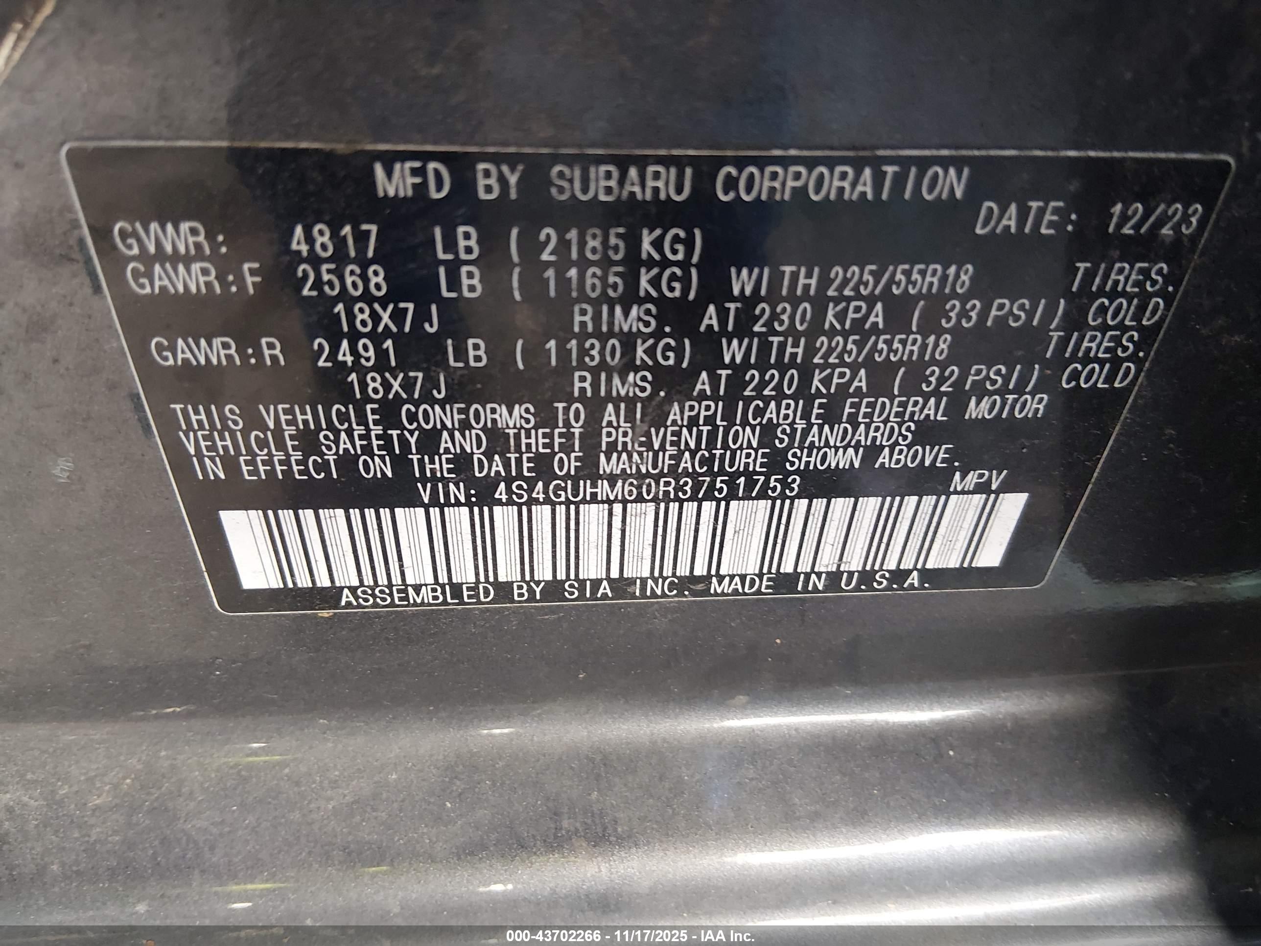 SUBARU CROSSTREK image 9