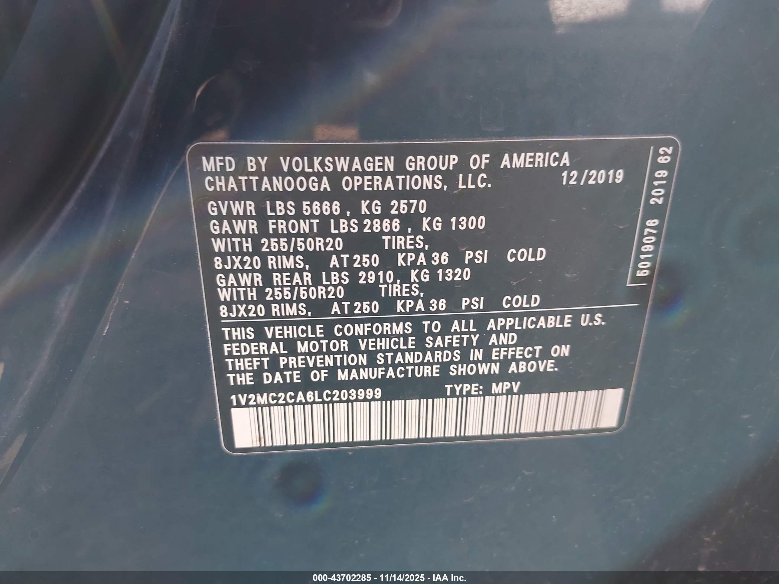 VOLKSWAGEN ATLAS image 9