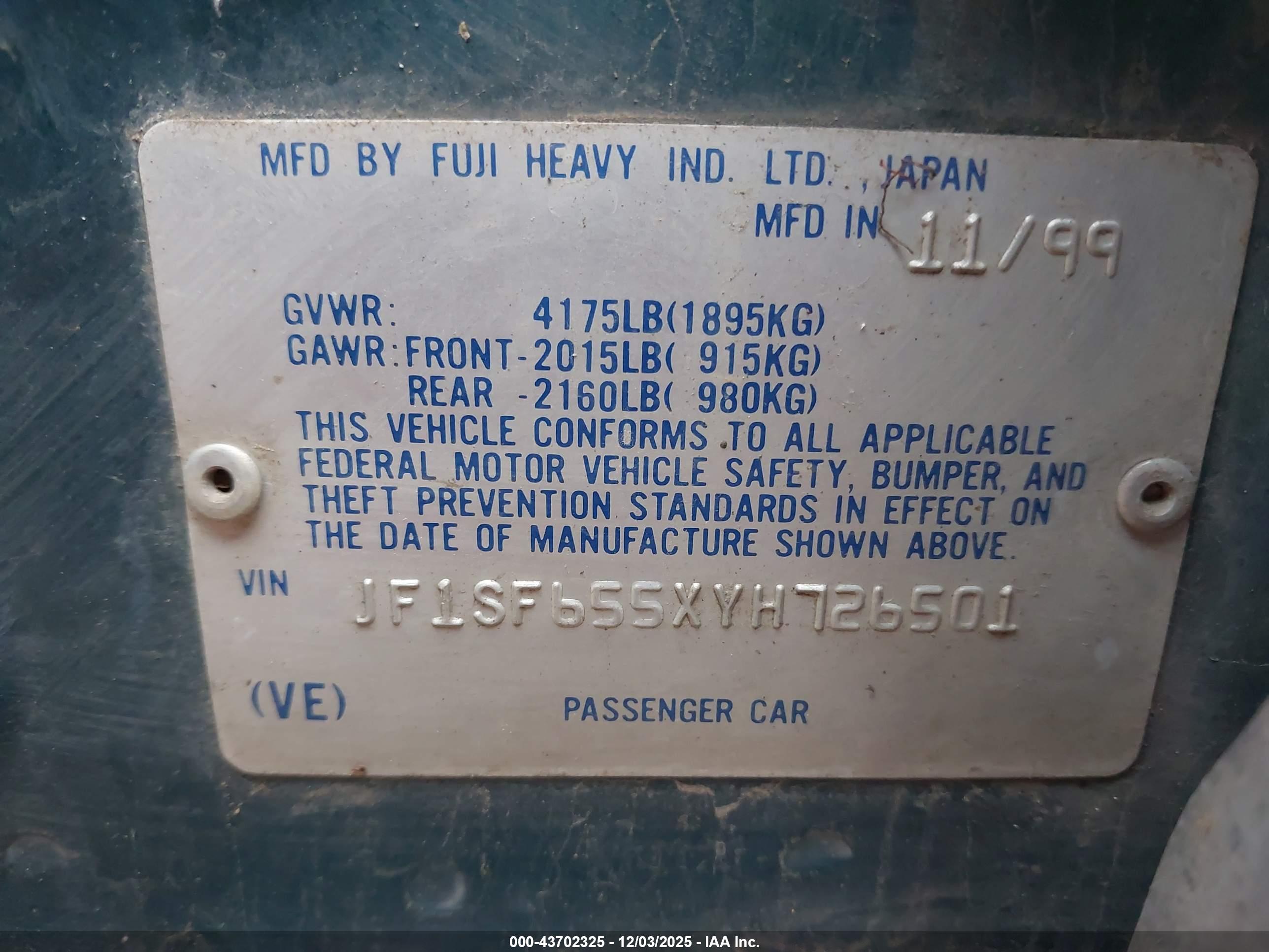 SUBARU FORESTER image 9
