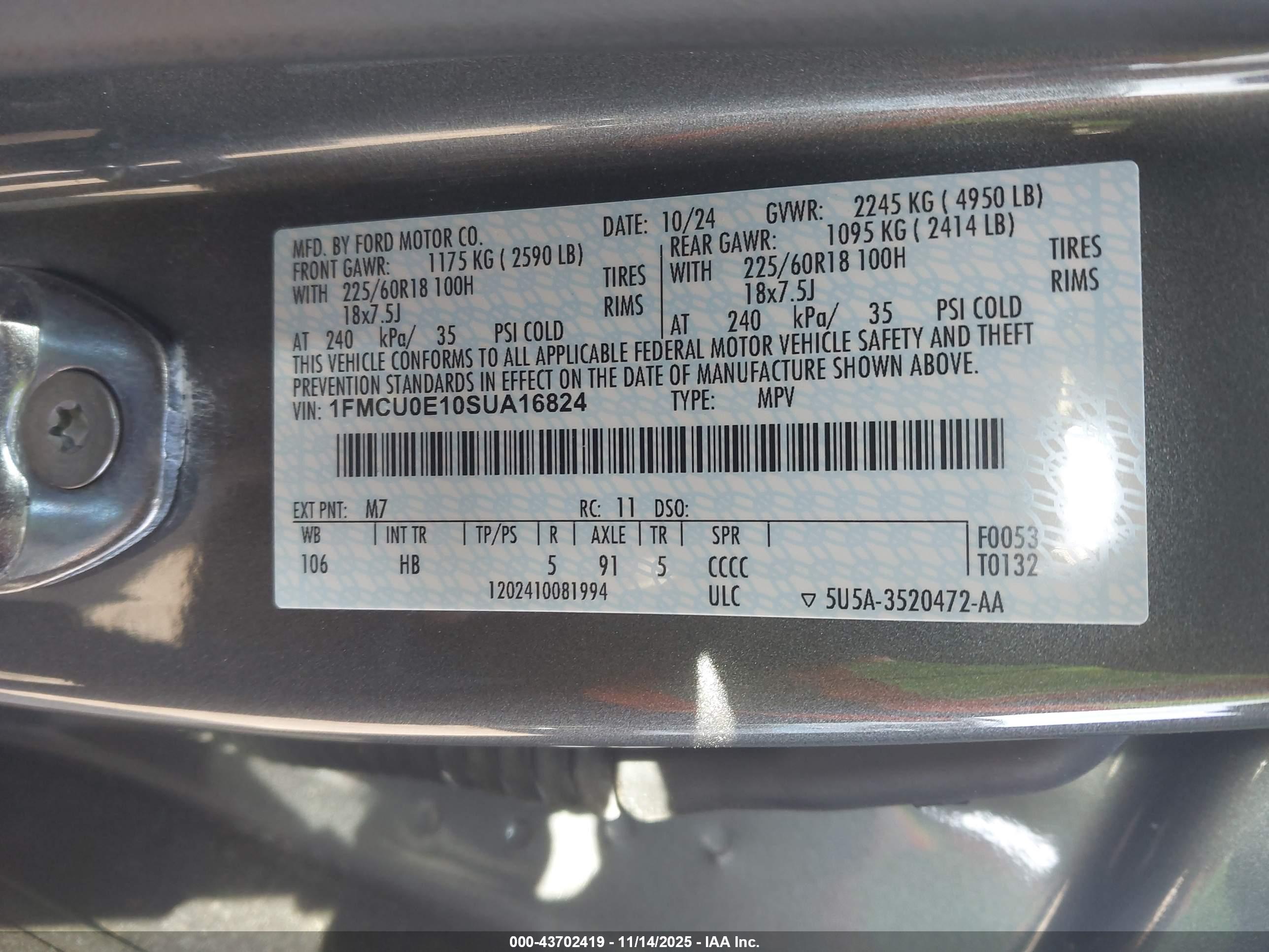 FORD ESCAPE image 9