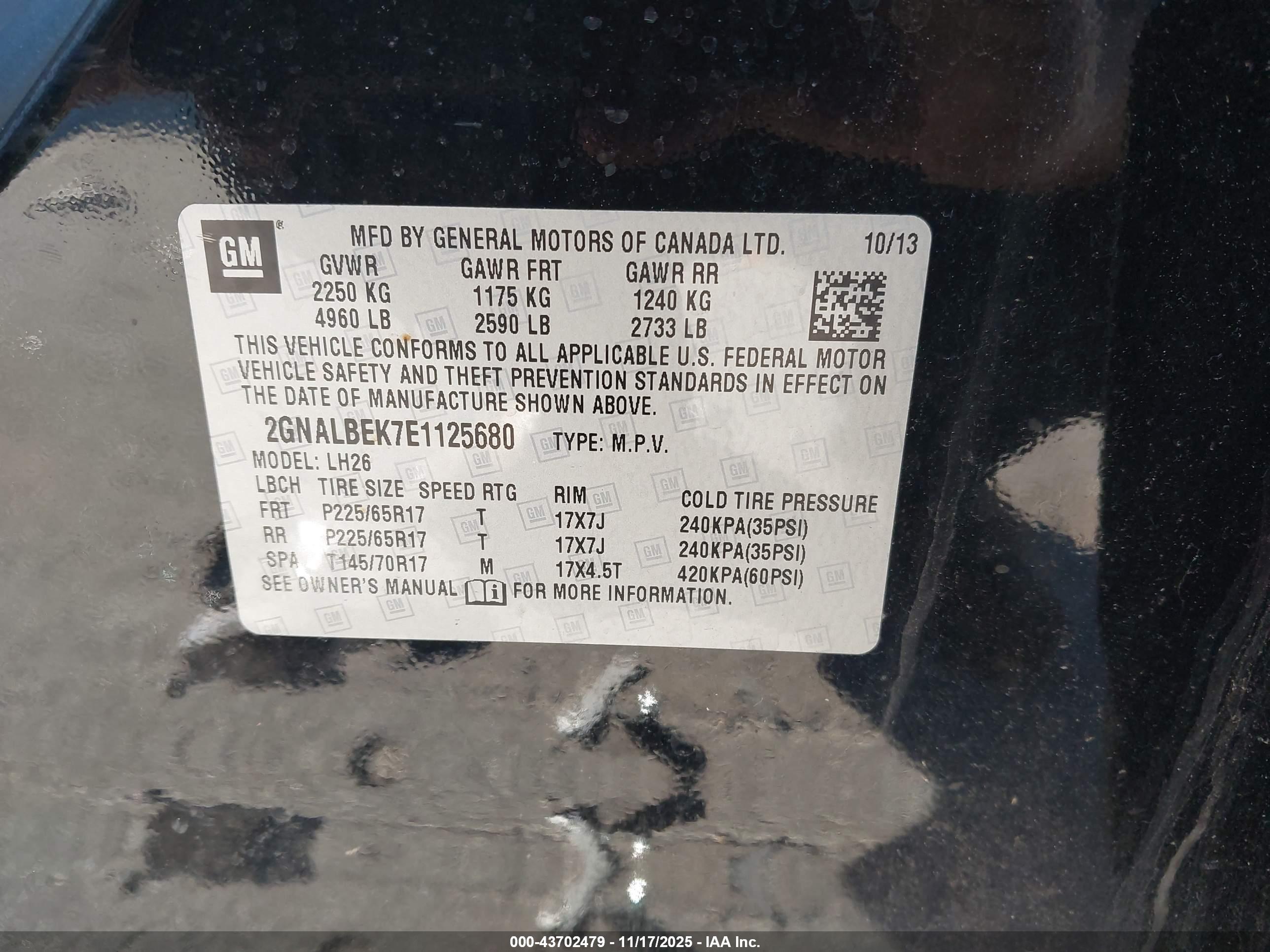 CHEVROLET EQUINOX image 9
