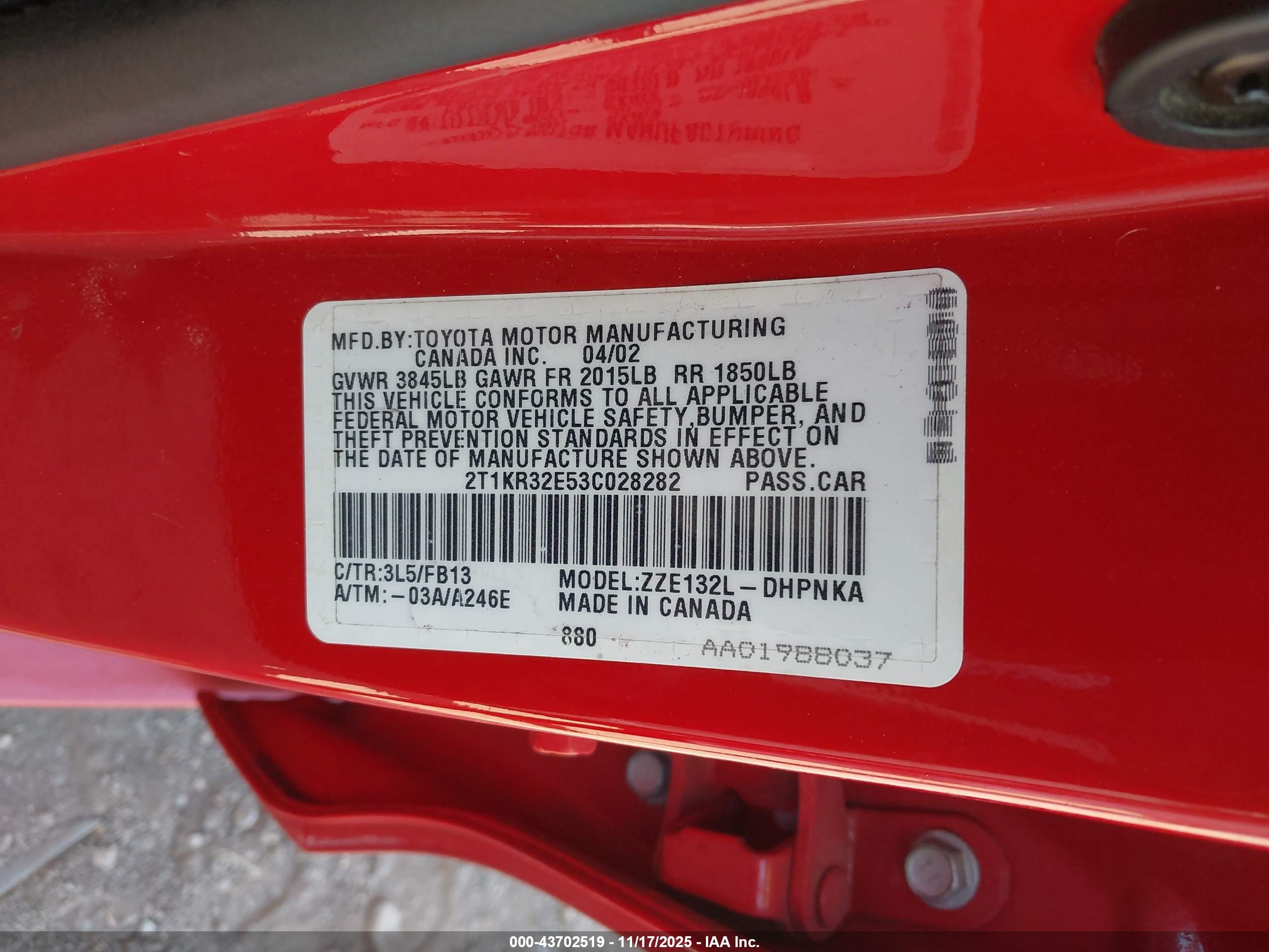 TOYOTA MATRIX image 9