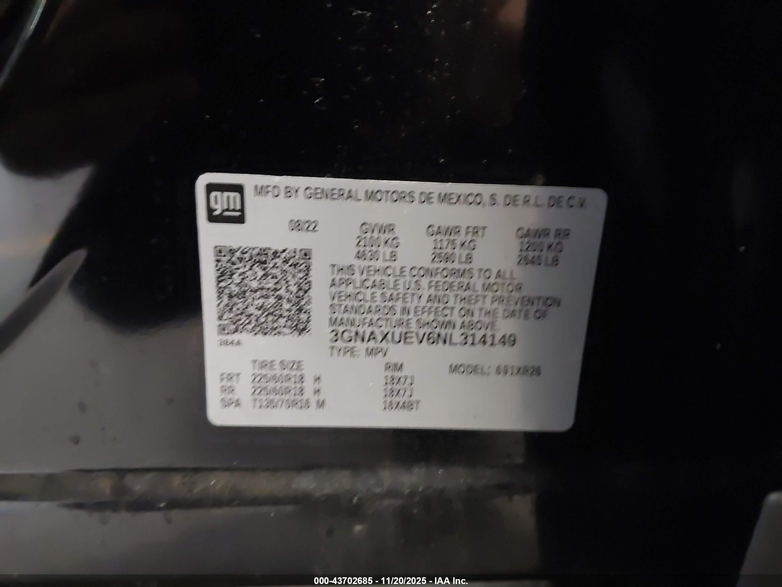 CHEVROLET EQUINOX image 9