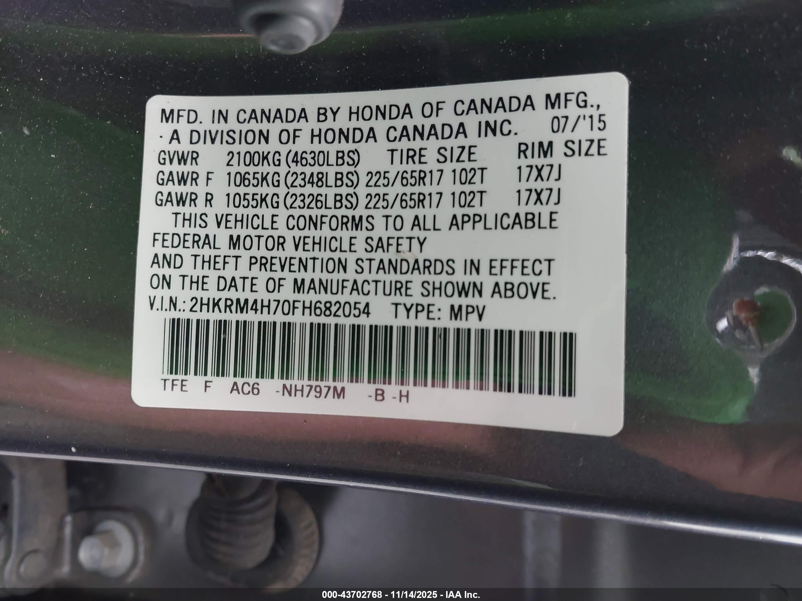 HONDA CR-V image 9