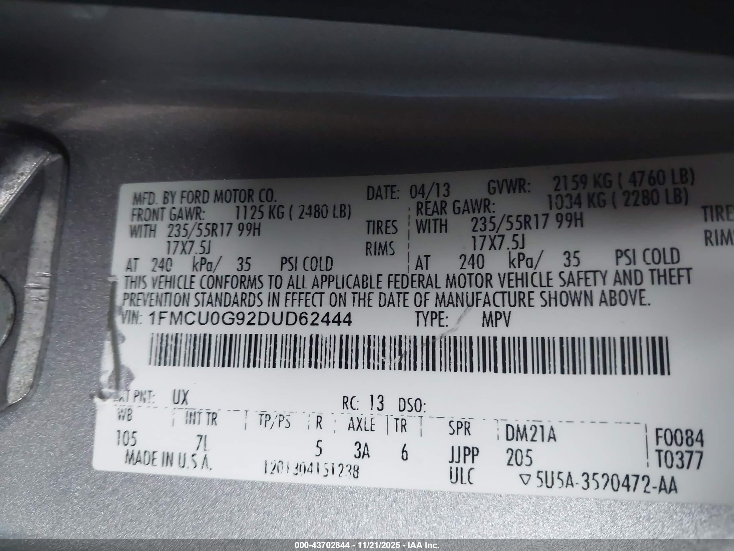 FORD ESCAPE image 9