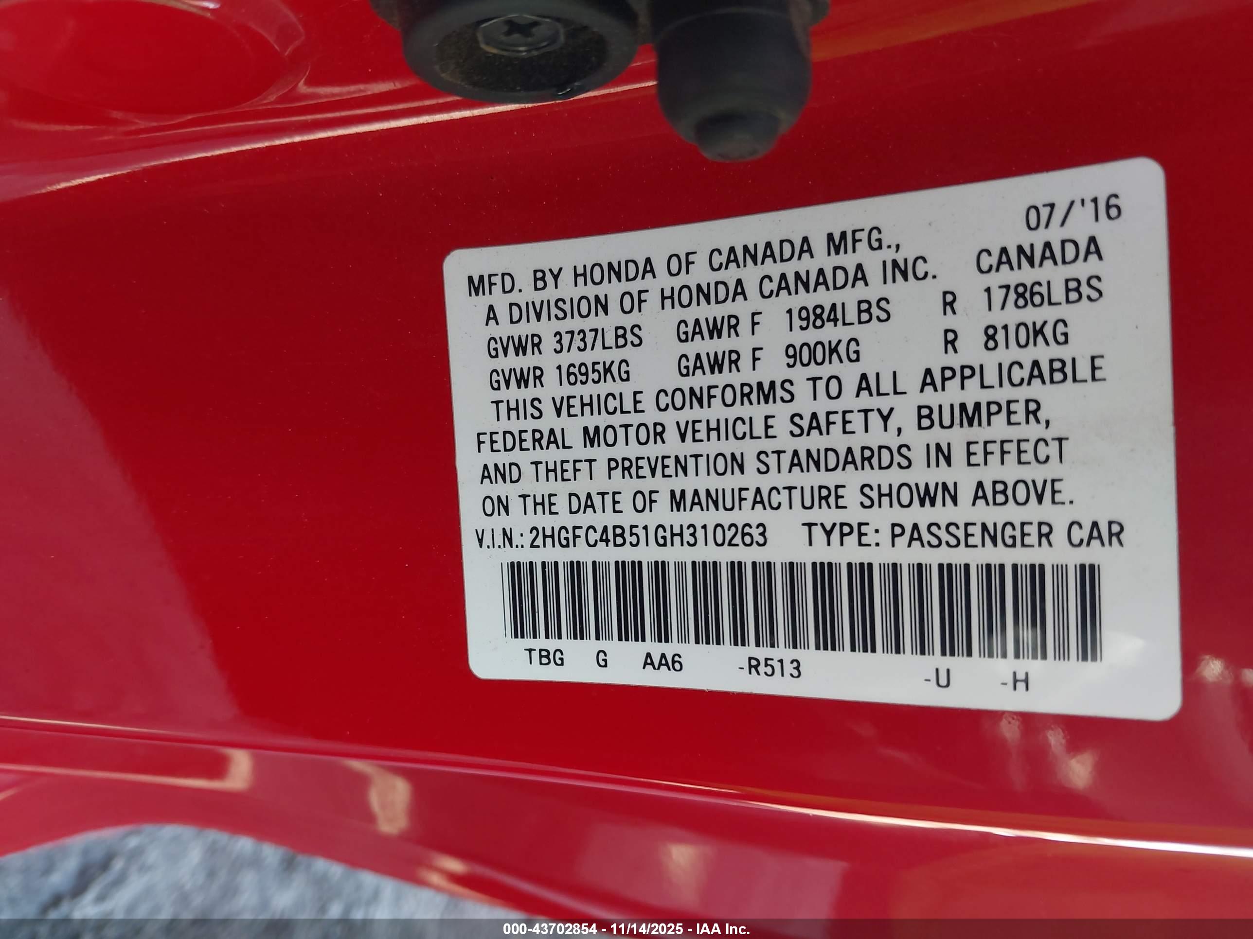 HONDA CIVIC image 9