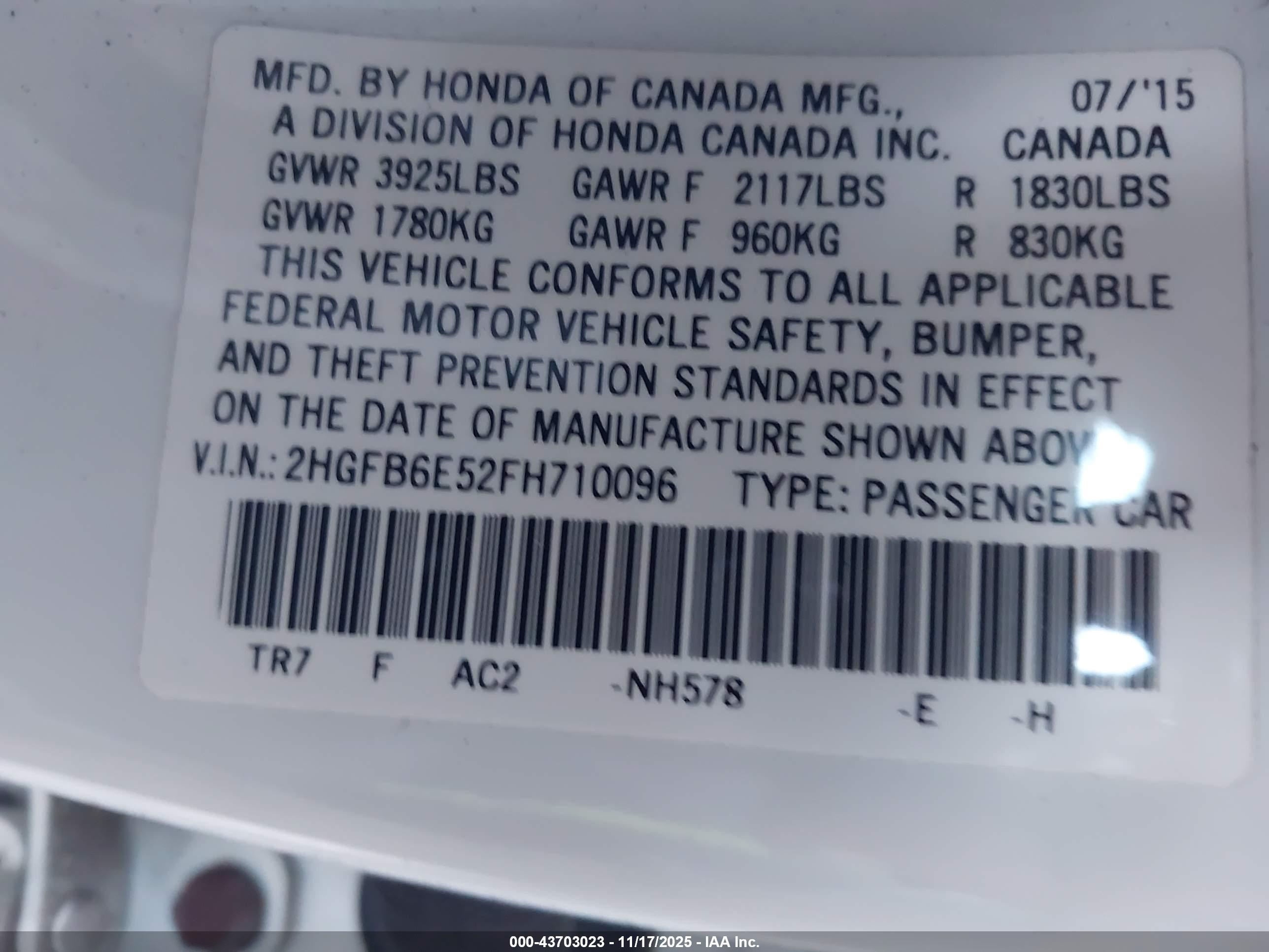 HONDA CIVIC image 9