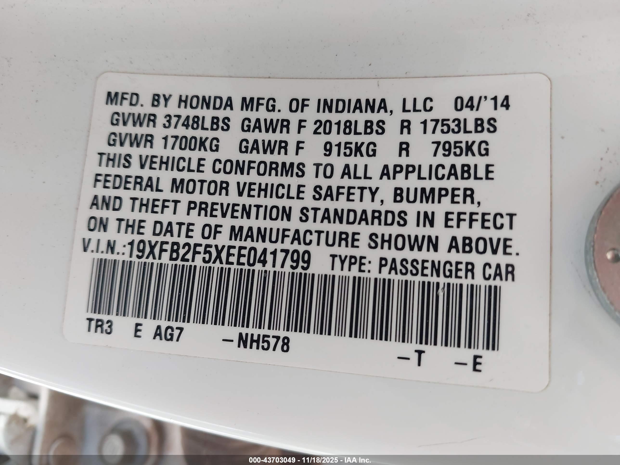 HONDA CIVIC image 9