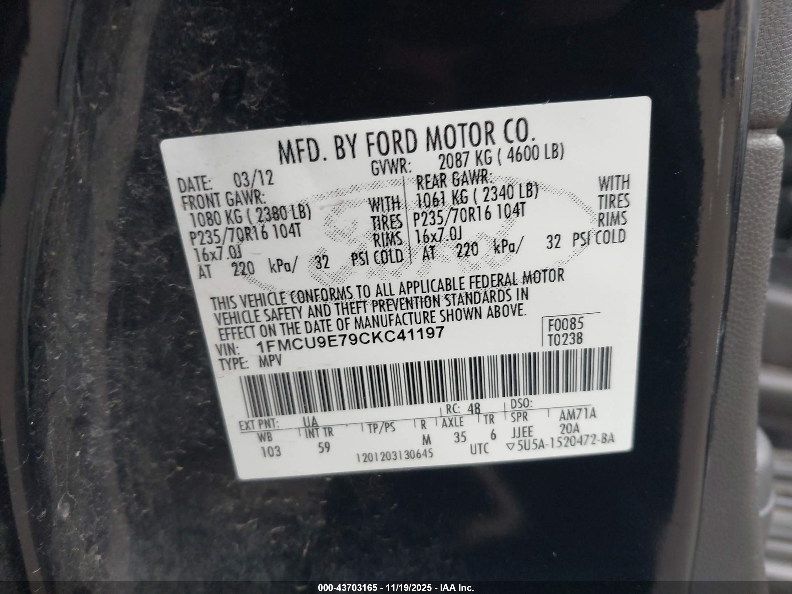 FORD ESCAPE image 9