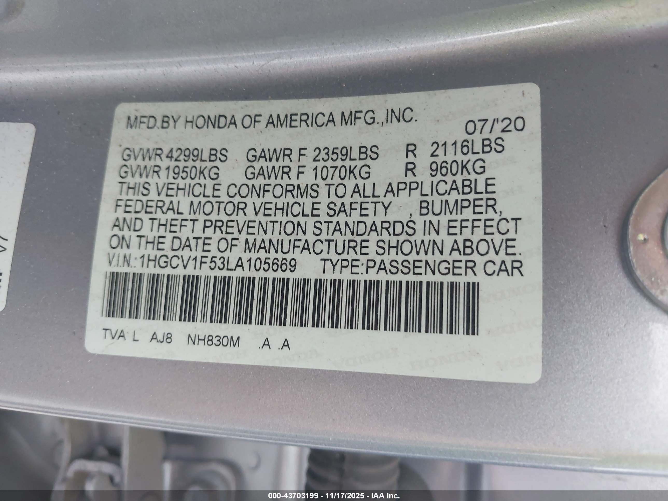 HONDA ACCORD image 9
