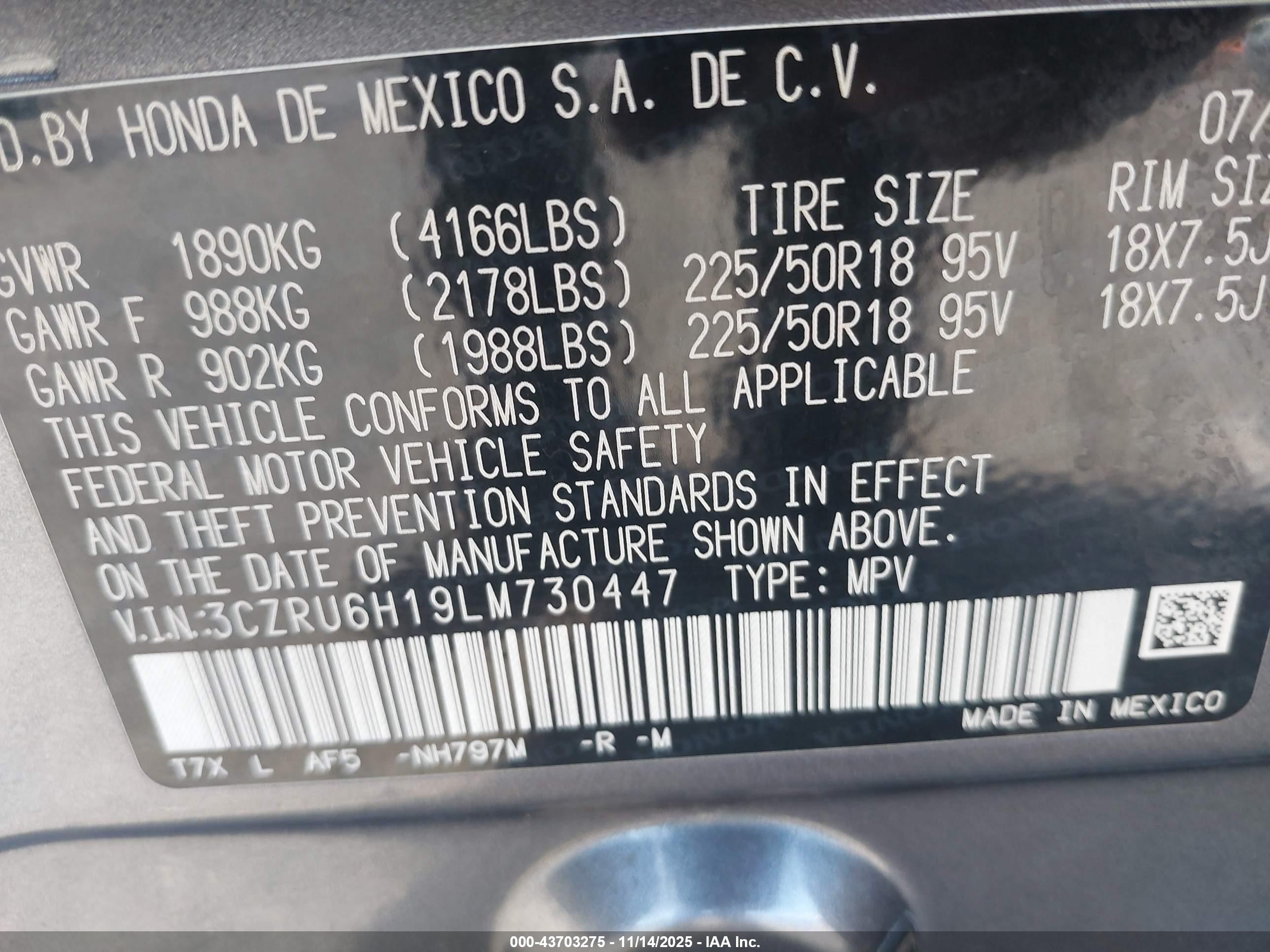 HONDA HR-V image 9