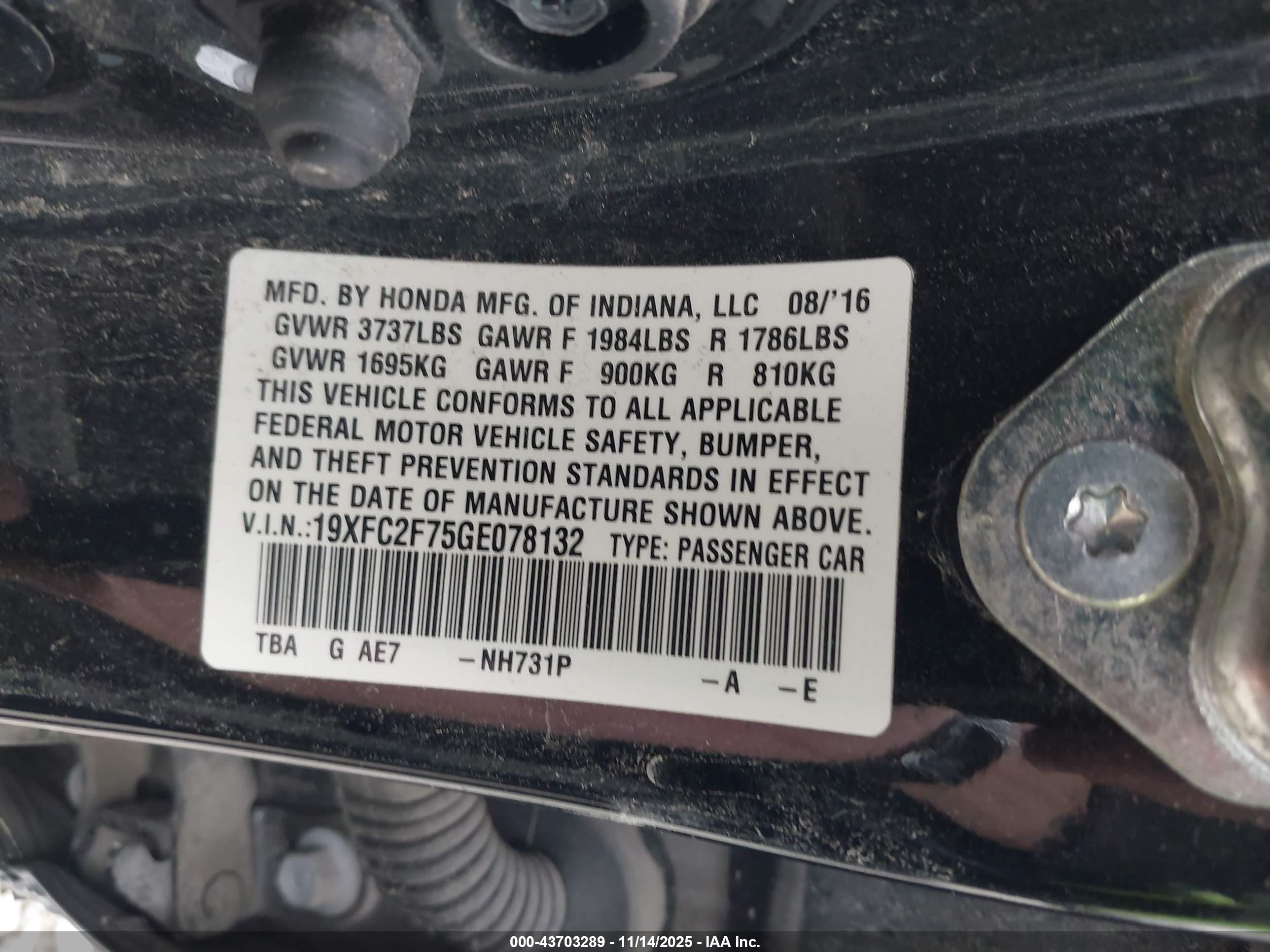 HONDA CIVIC image 9