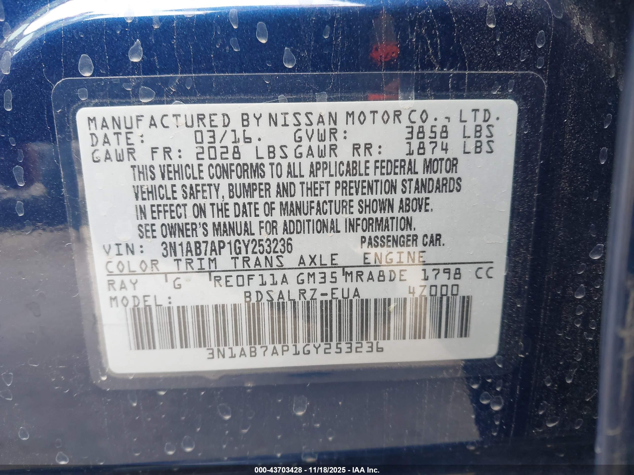 NISSAN SENTRA image 9