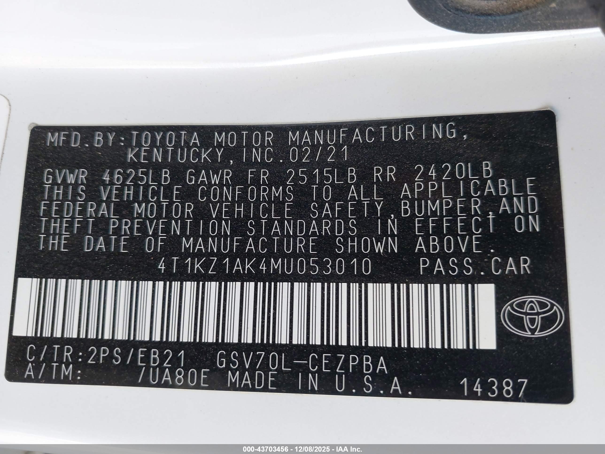 TOYOTA CAMRY image 9