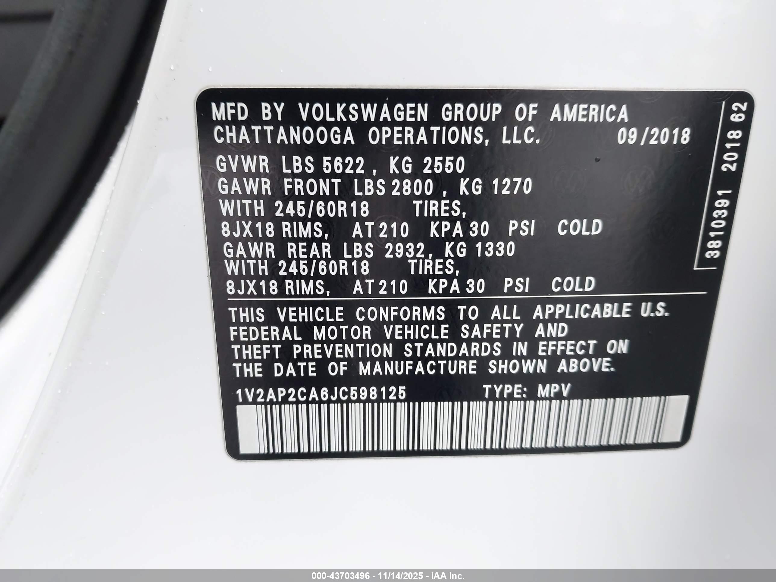 VOLKSWAGEN ATLAS image 9