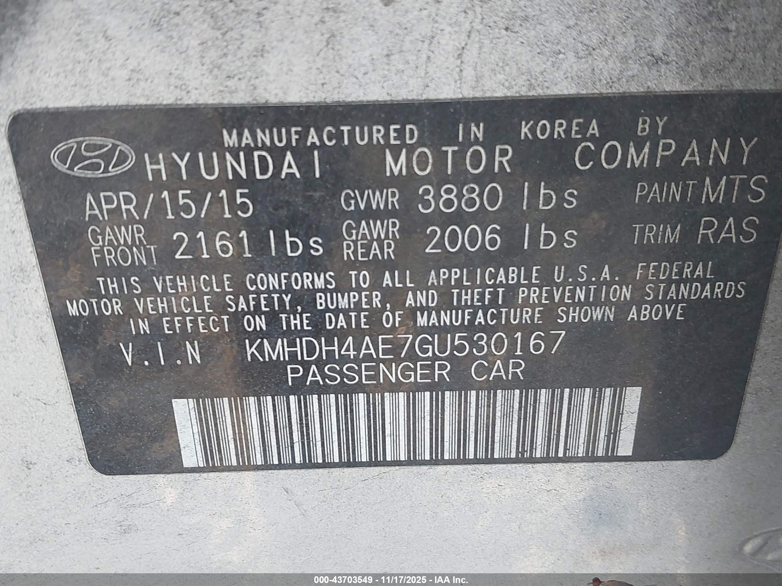 HYUNDAI ELANTRA image 9