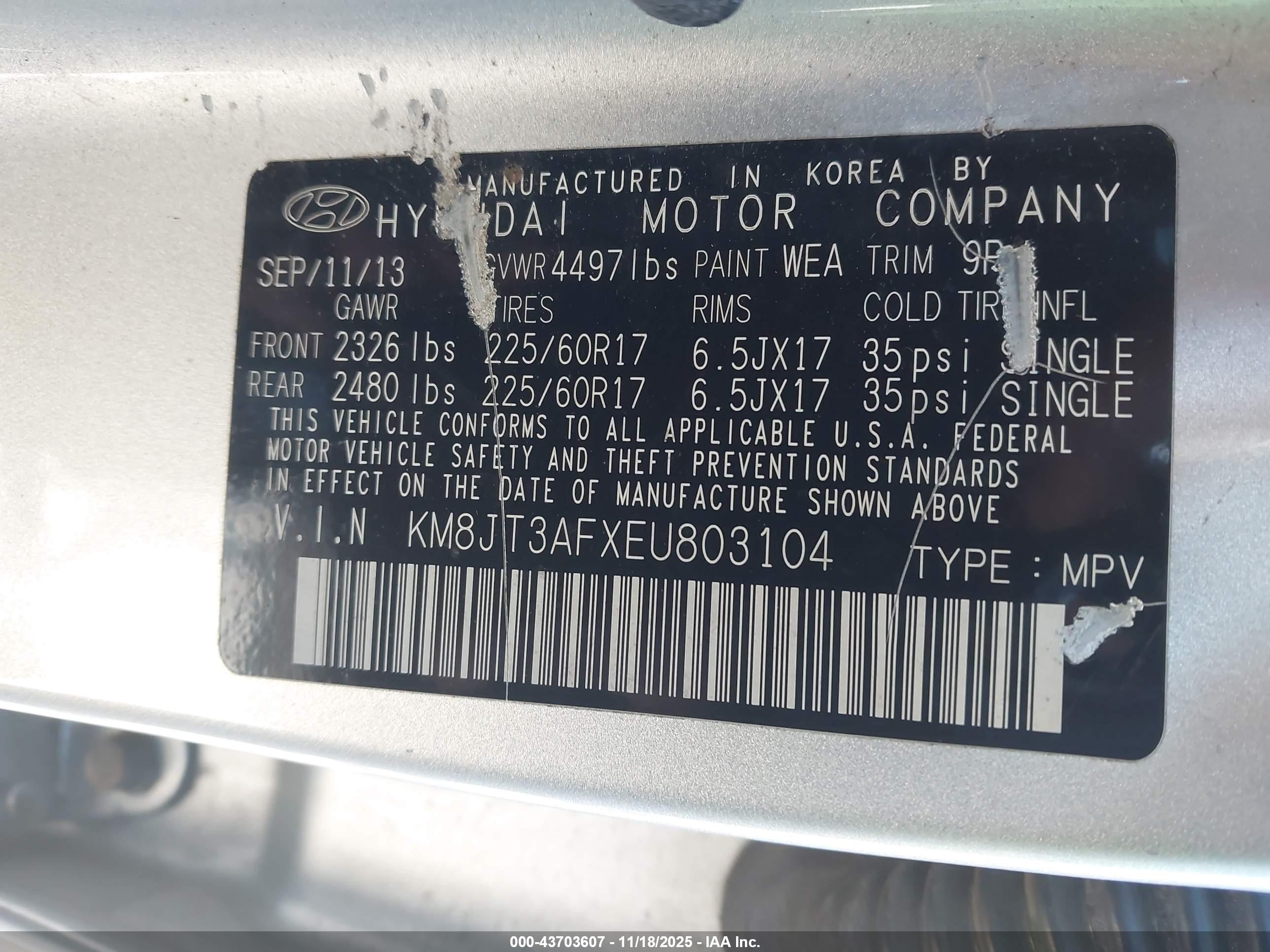 HYUNDAI TUCSON image 9