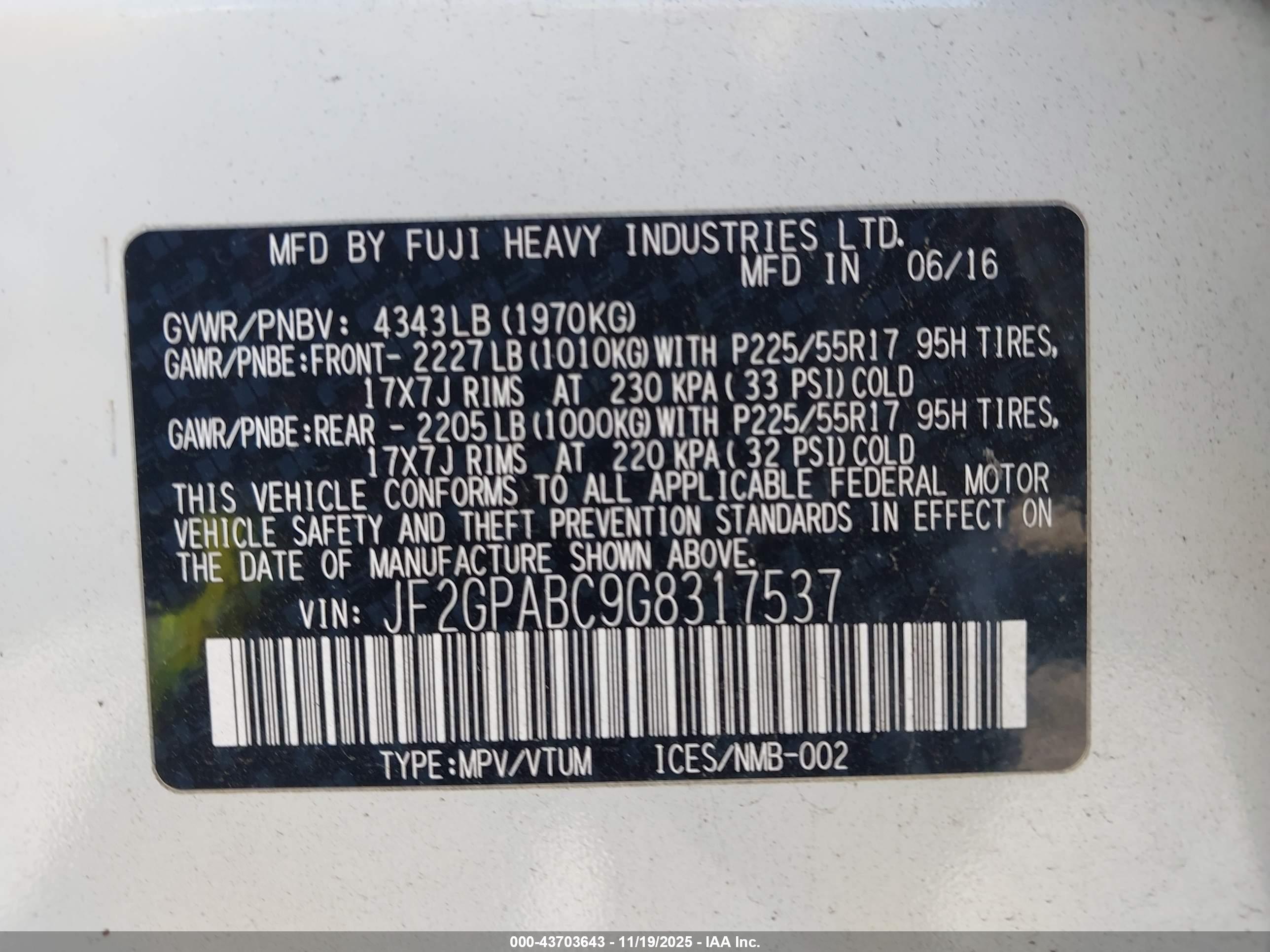 SUBARU CROSSTREK image 9