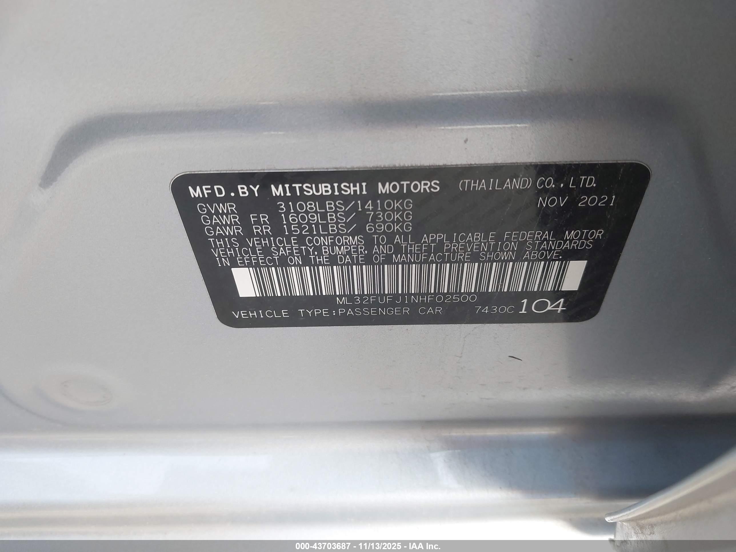 MITSUBISHI MIRAGE image 9