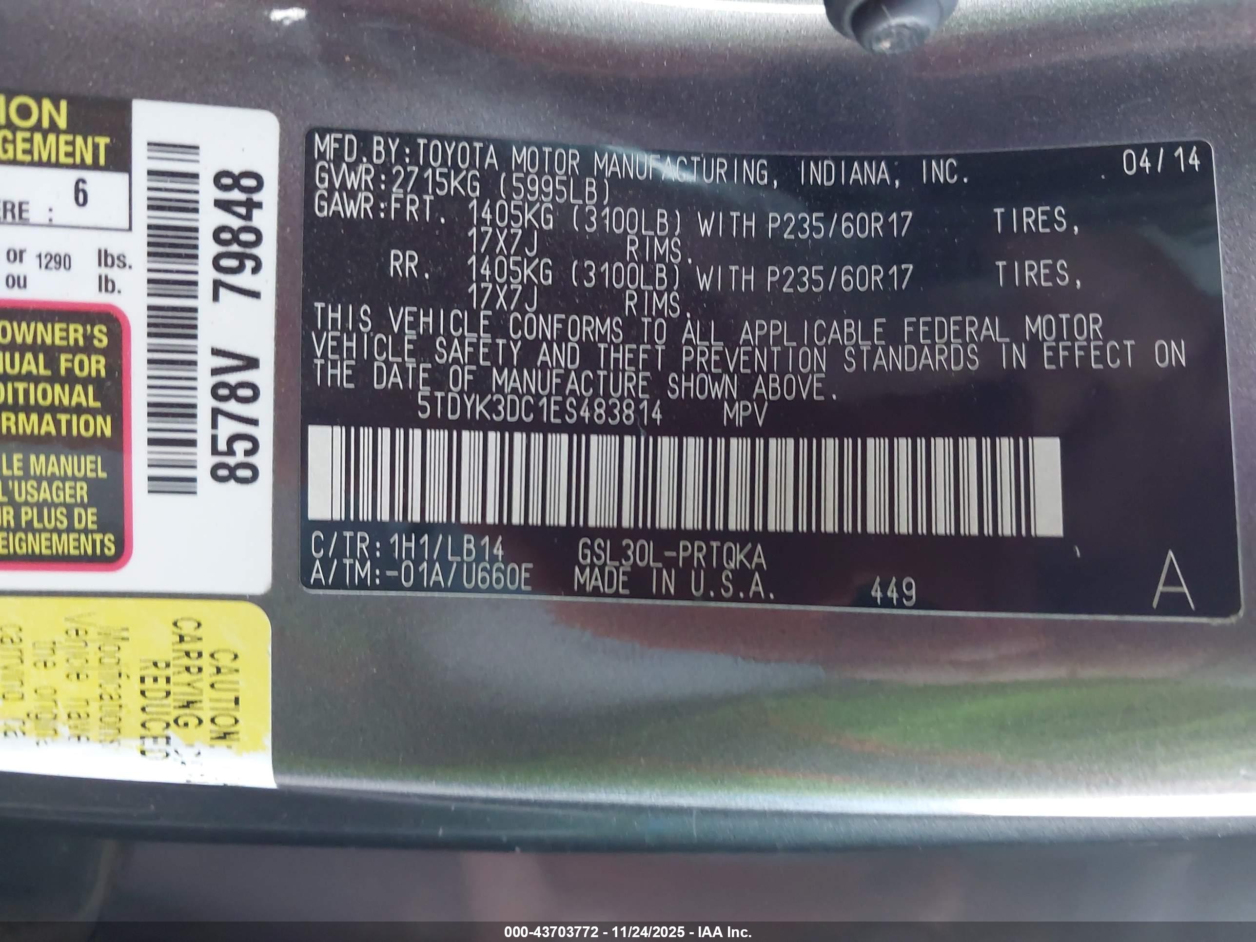 TOYOTA SIENNA image 9