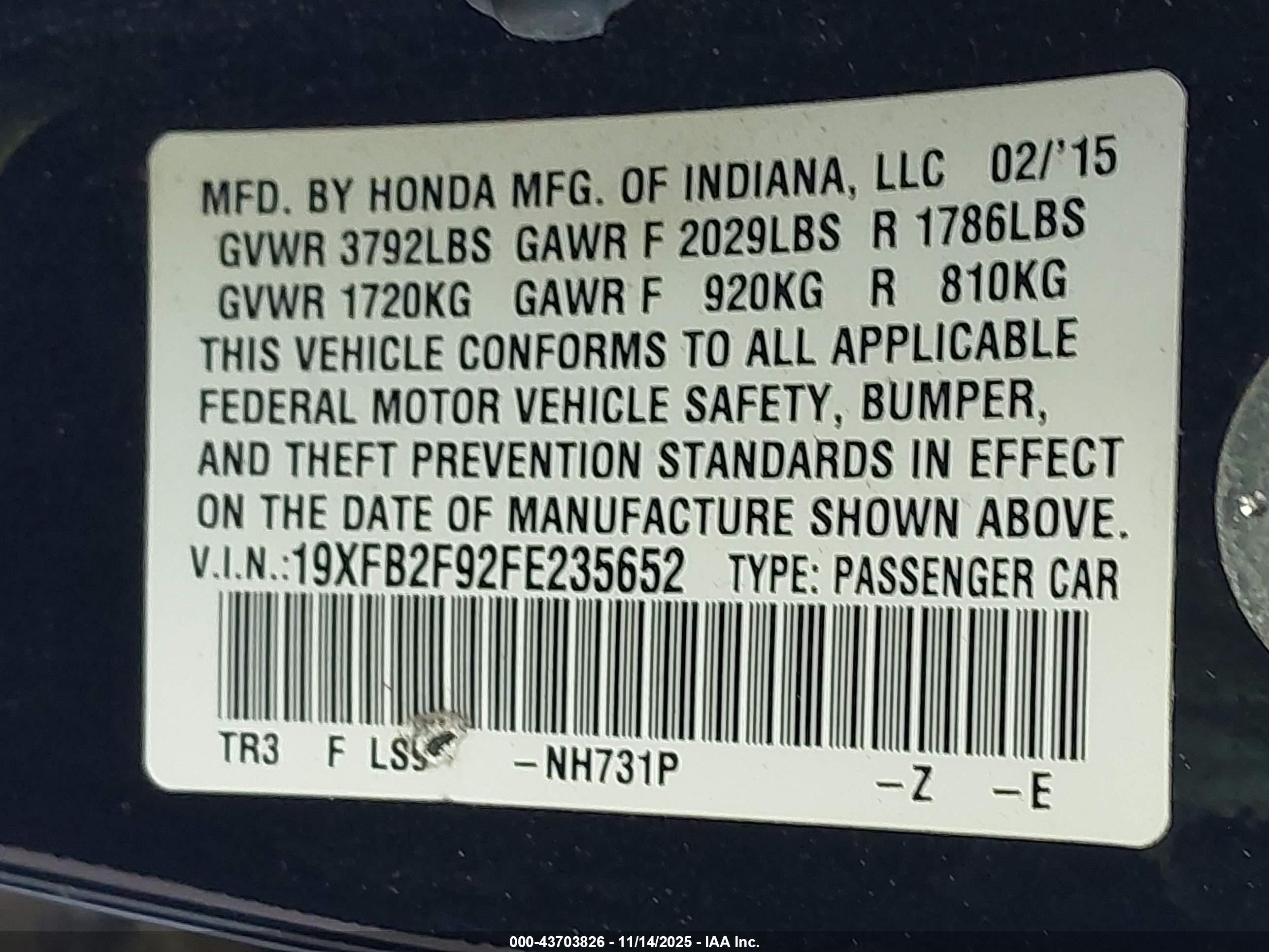 HONDA CIVIC image 9