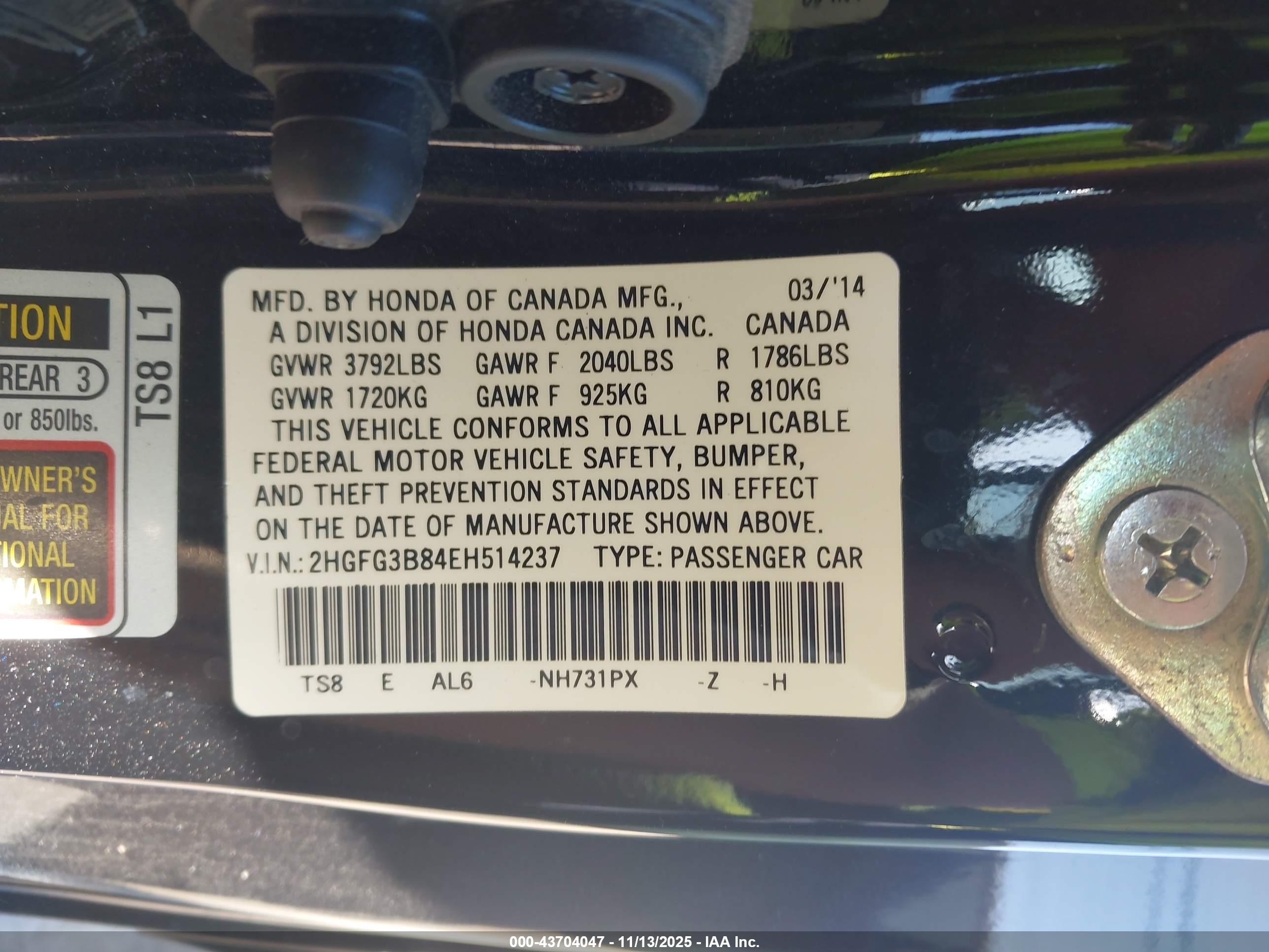 HONDA CIVIC image 9